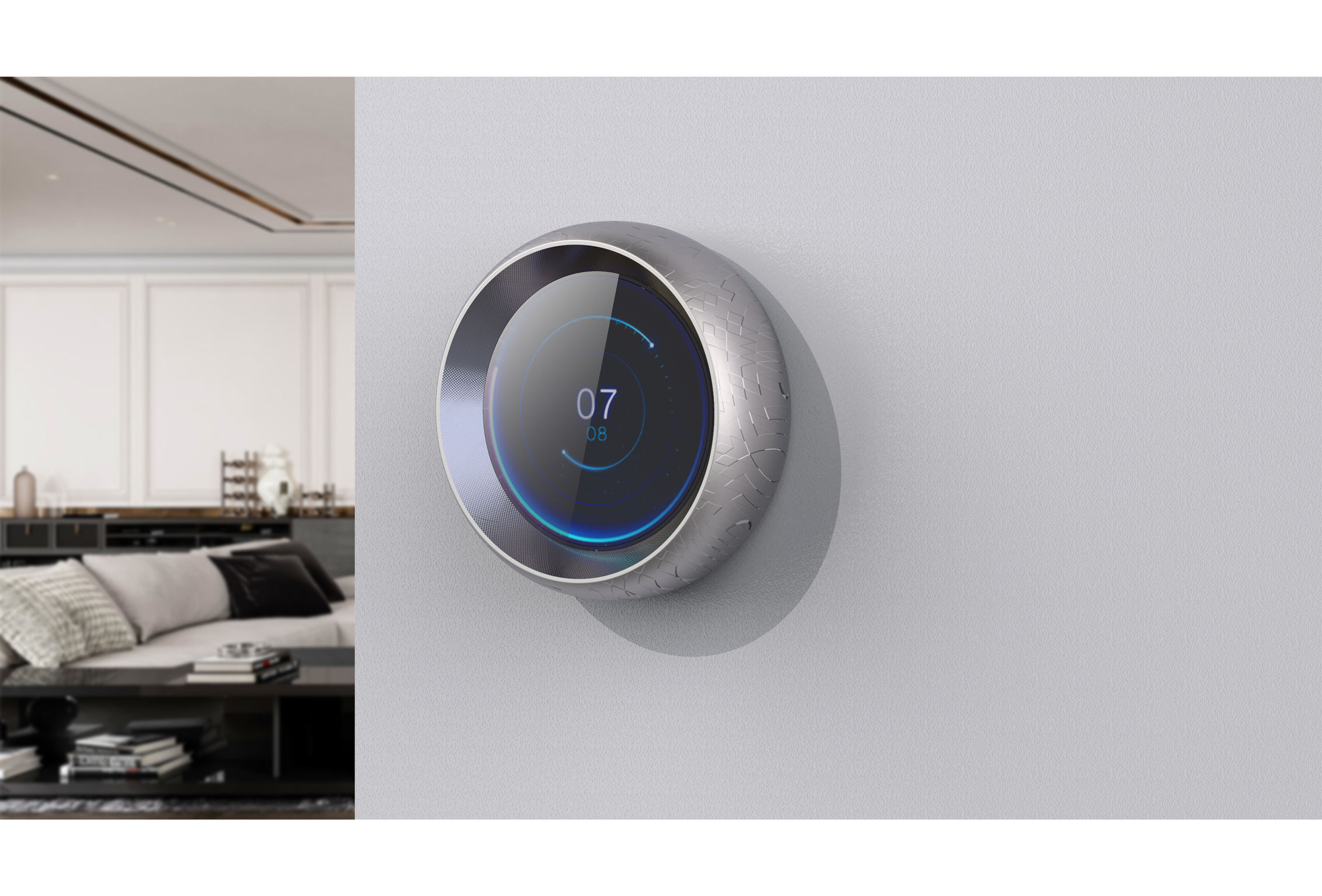 product design，Architectural technology，Smart home panel，