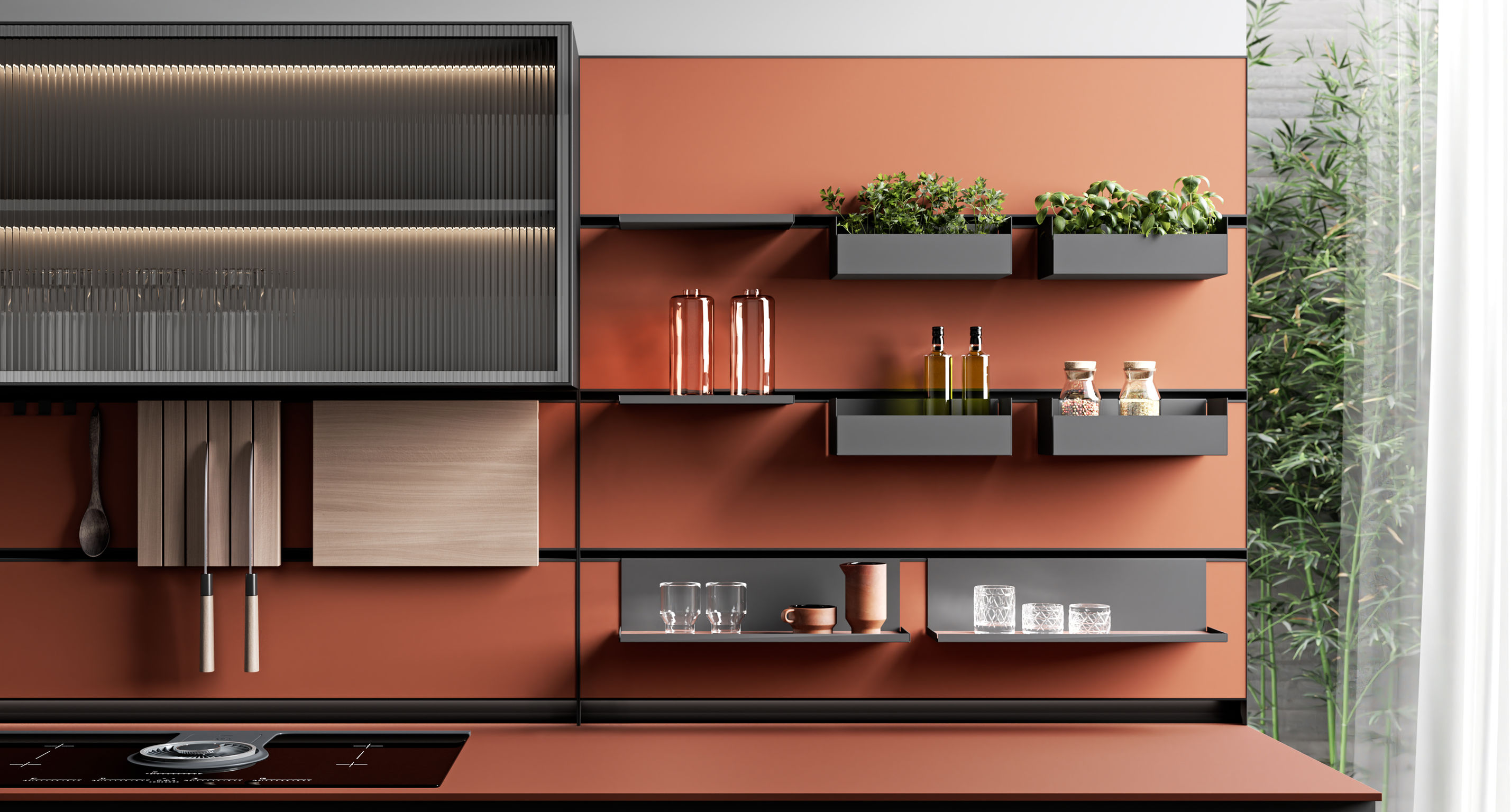 product design，kitchen，Galley Panel，