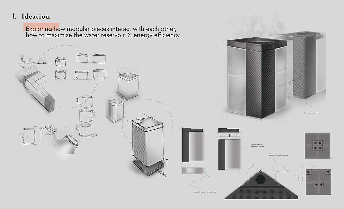 DEW，Humidifier，app，Belt induction charging base，Convenient cleaning，