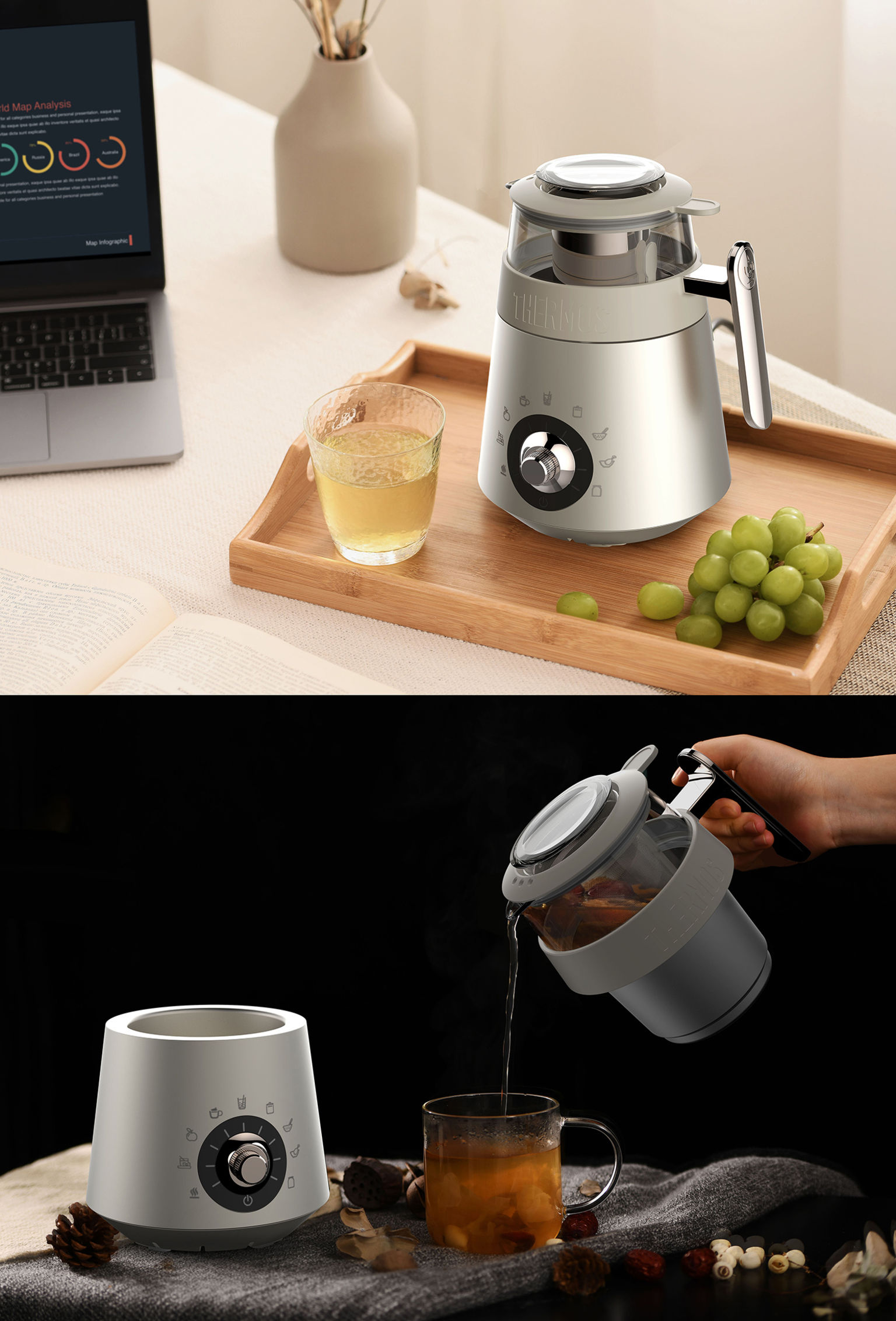 product design，kitchen，Multifunctional kettle，