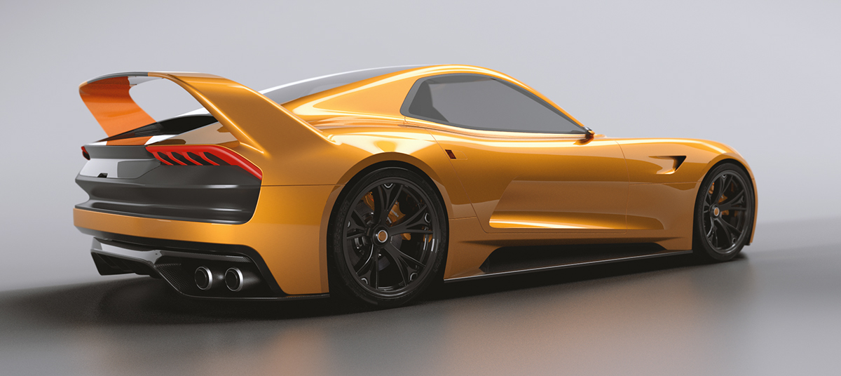 Traffic design，Sports car，Concept Car，Modeling and rendering，
