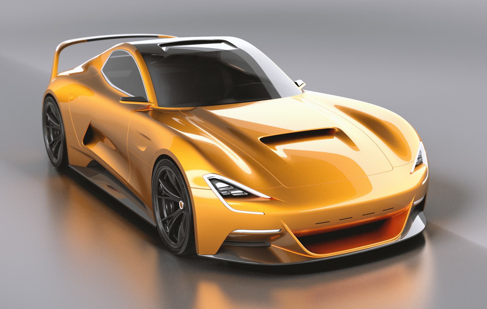 Traffic design，Sports car，Concept Car，Modeling and rendering，