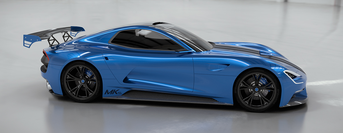 Traffic design，Sports car，Concept Car，Modeling and rendering，