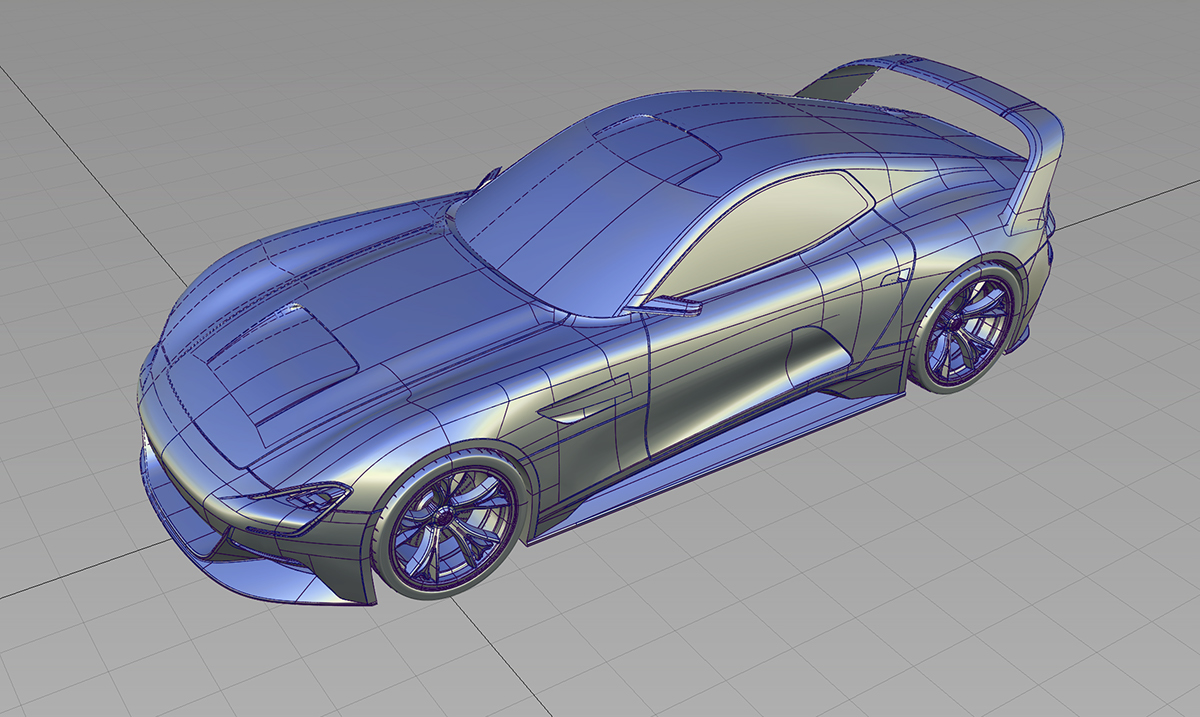 Traffic design，Sports car，Concept Car，Modeling and rendering，