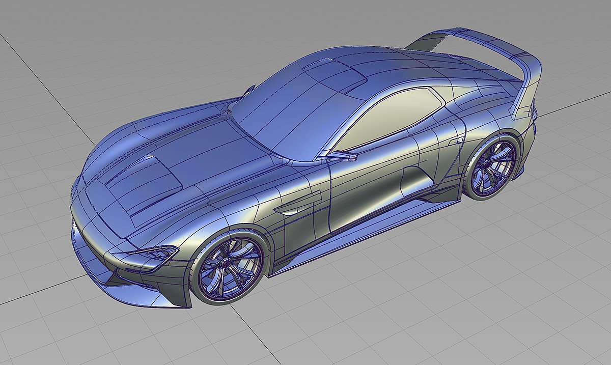 Traffic design，Sports car，Concept Car，Modeling and rendering，