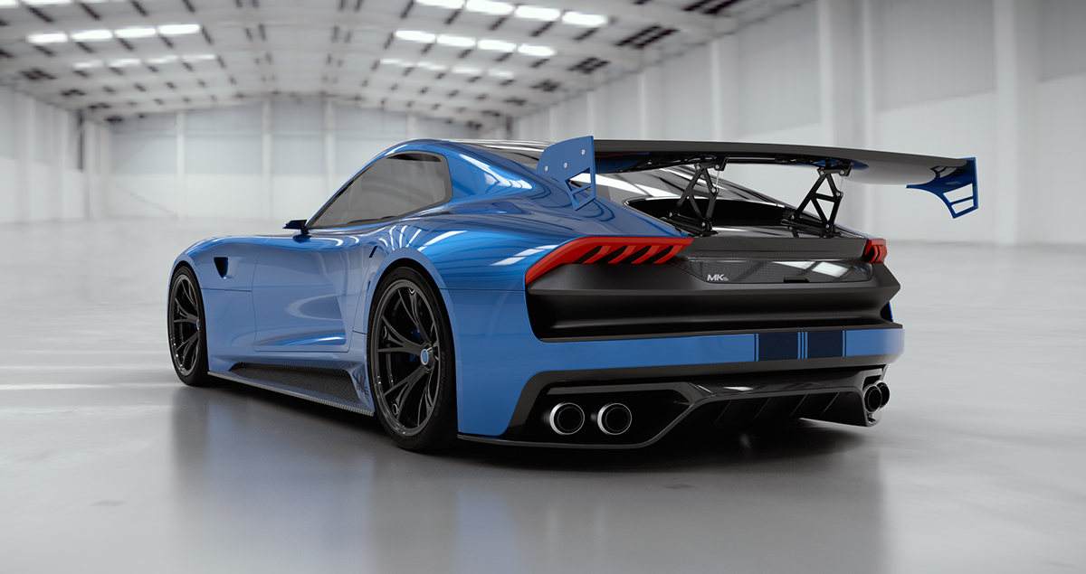 Traffic design，Sports car，Concept Car，Modeling and rendering，