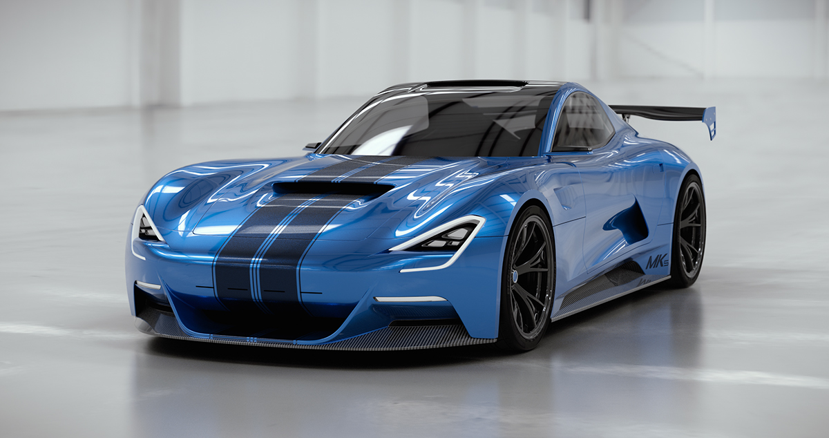 Traffic design，Sports car，Concept Car，Modeling and rendering，