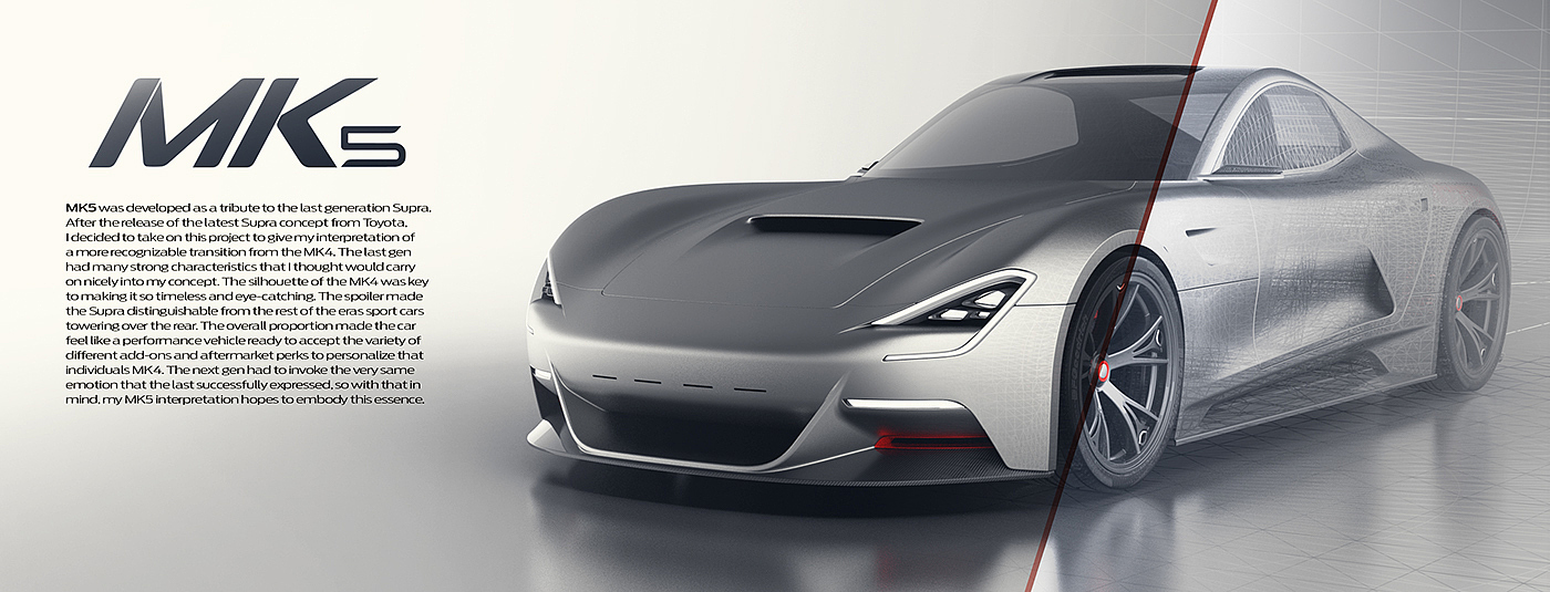 Traffic design，Sports car，Concept Car，Modeling and rendering，