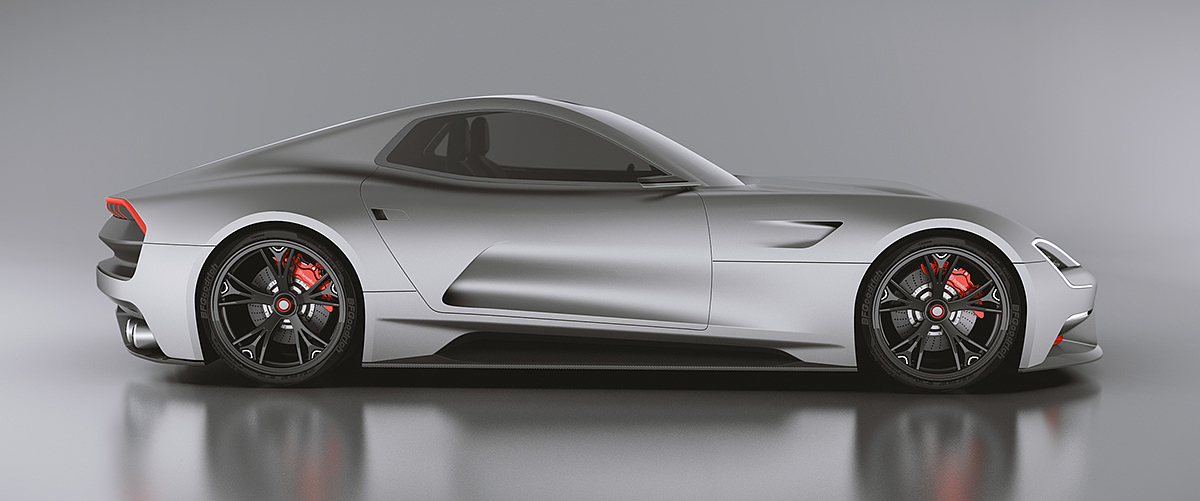 Traffic design，Sports car，Concept Car，Modeling and rendering，