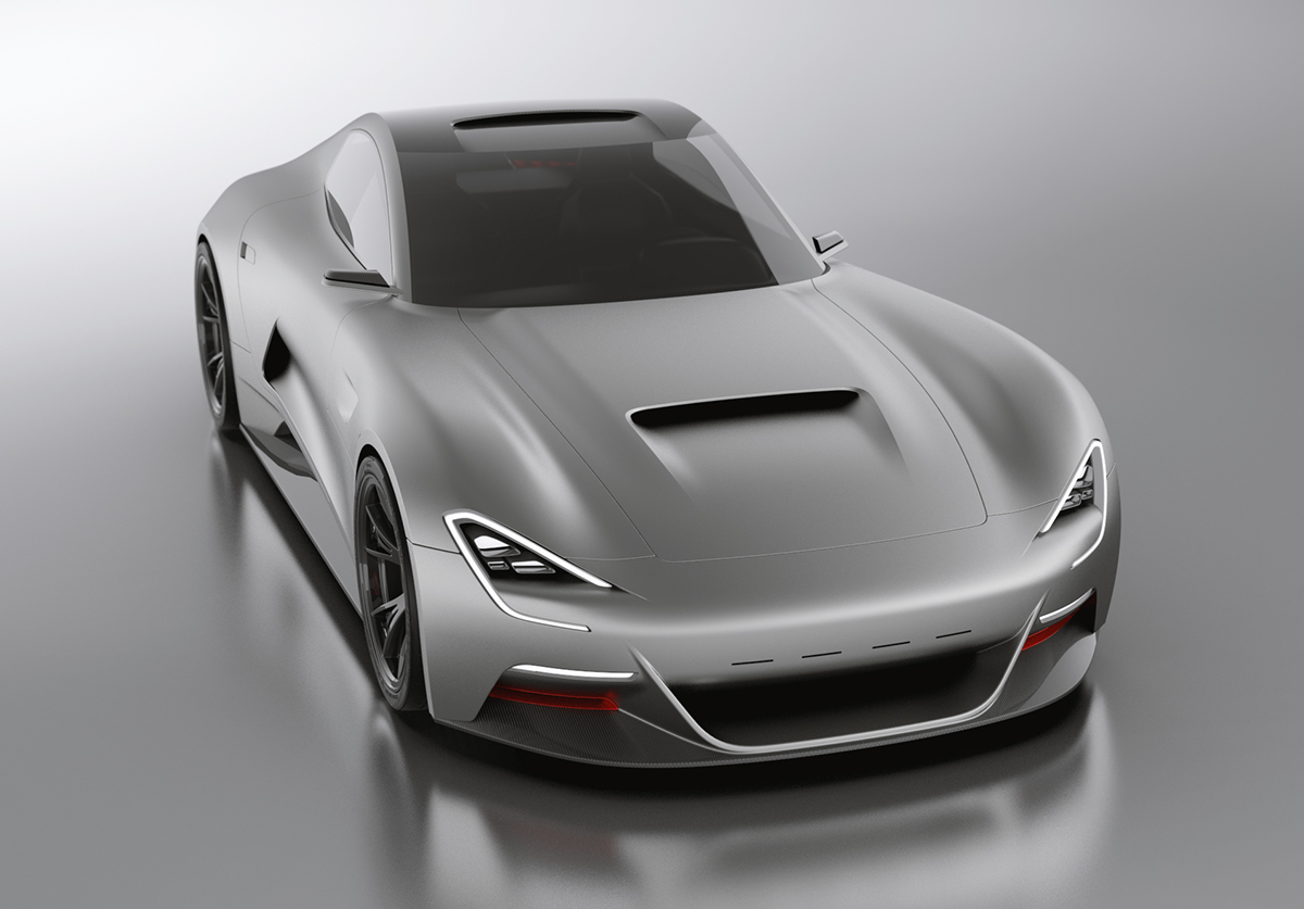 Traffic design，Sports car，Concept Car，Modeling and rendering，