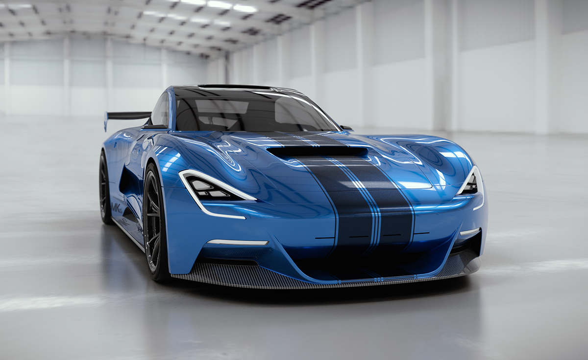 Traffic design，Sports car，Concept Car，Modeling and rendering，