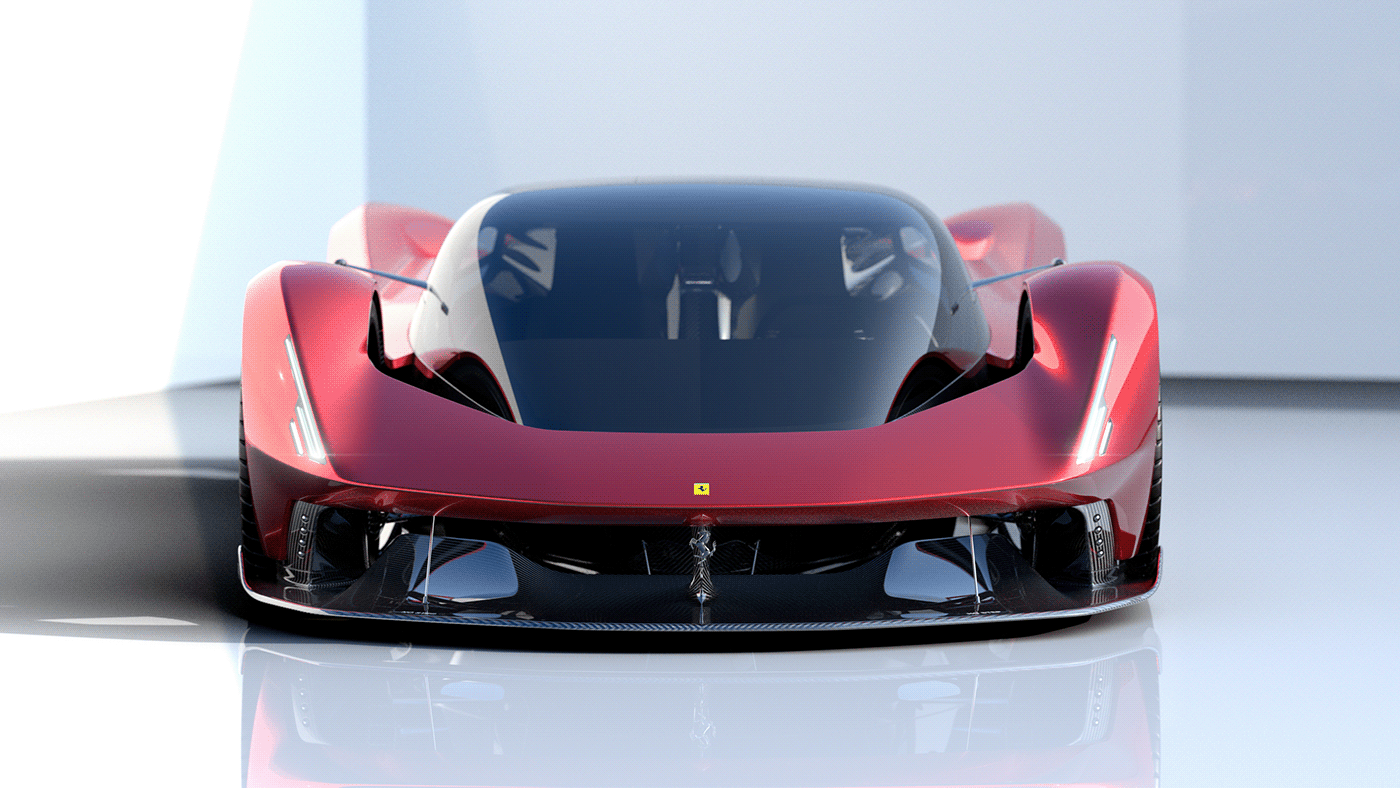 Ferrari，ferrari，Super car，Automobile design，