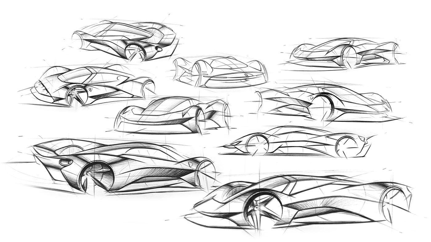 Ferrari，ferrari，Super car，Automobile design，