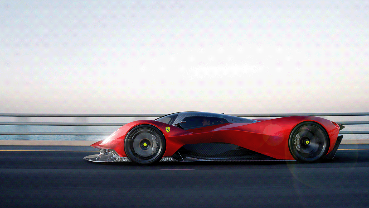 Ferrari，ferrari，Super car，Automobile design，