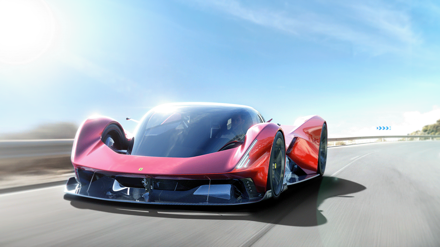 Ferrari，ferrari，Super car，Automobile design，