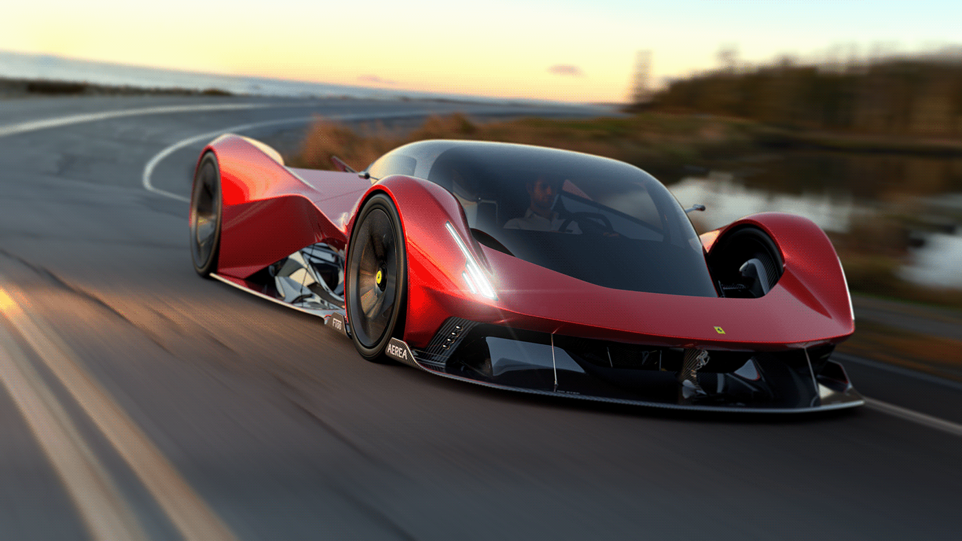 Ferrari，ferrari，Super car，Automobile design，