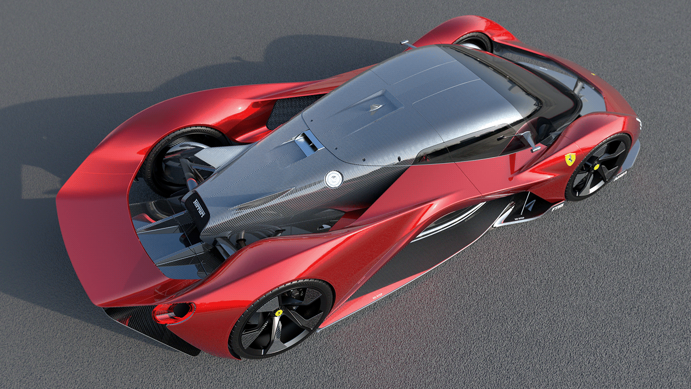 Ferrari，ferrari，Super car，Automobile design，