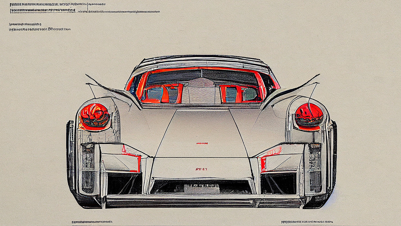 Automobile design，Concept Car，Car sketch，Porsche，Hand drawn，sketch，
