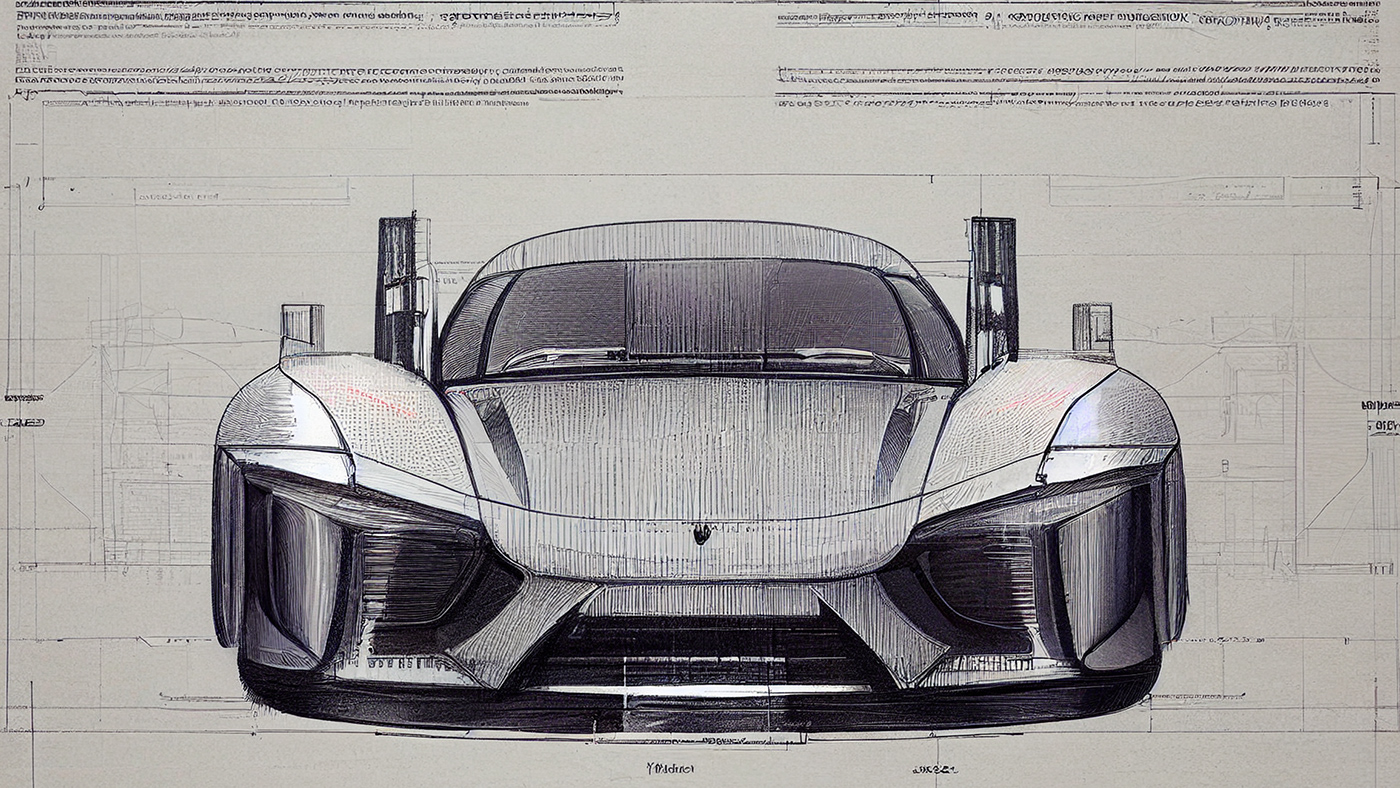 Automobile design，Concept Car，Car sketch，Porsche，Hand drawn，sketch，