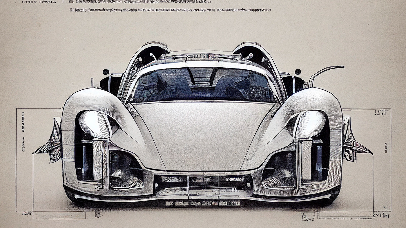 Automobile design，Concept Car，Car sketch，Porsche，Hand drawn，sketch，