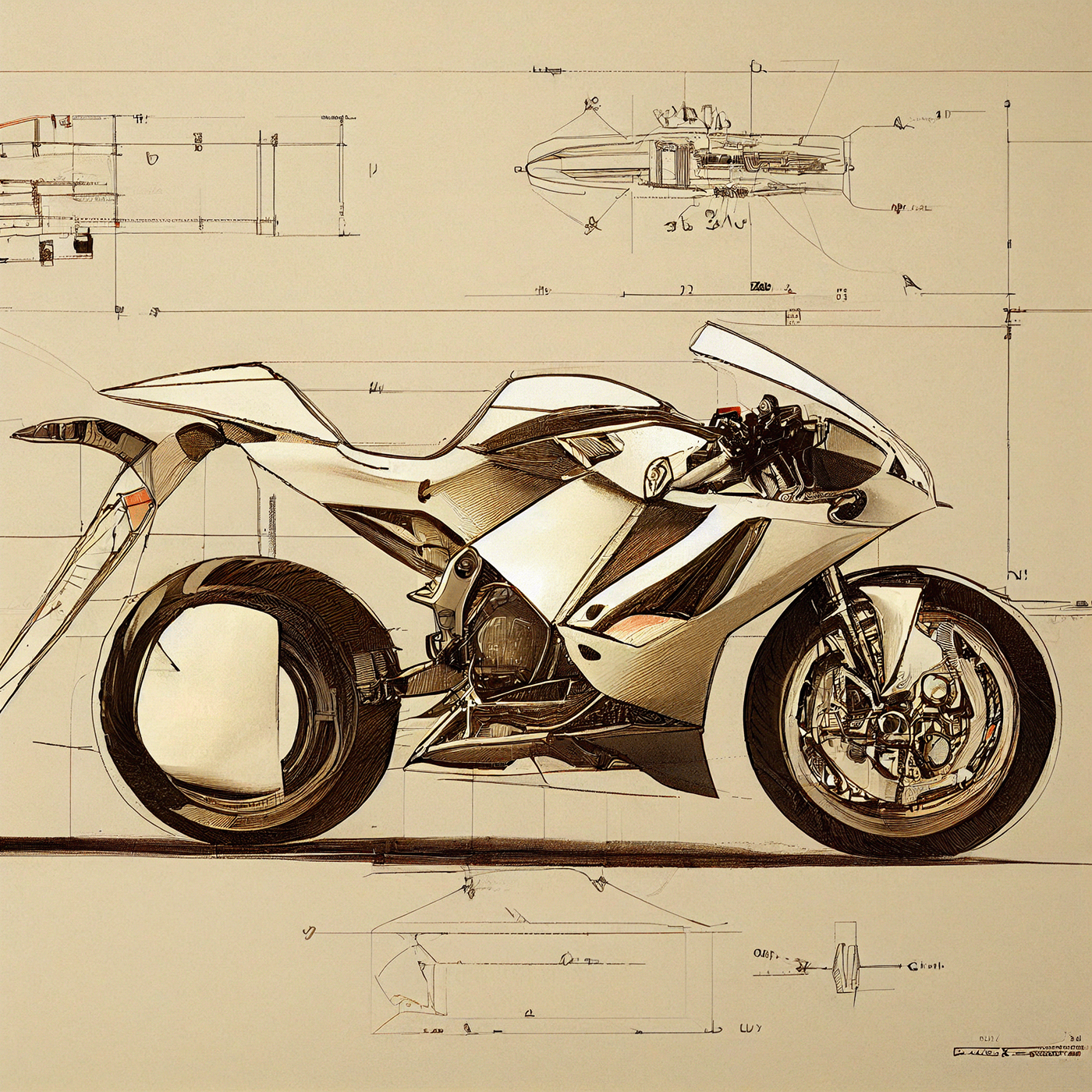 conceptual design，conceptual design，motorcycle，motorcycle，Motorcycle sketch，Motorcycle sketch，