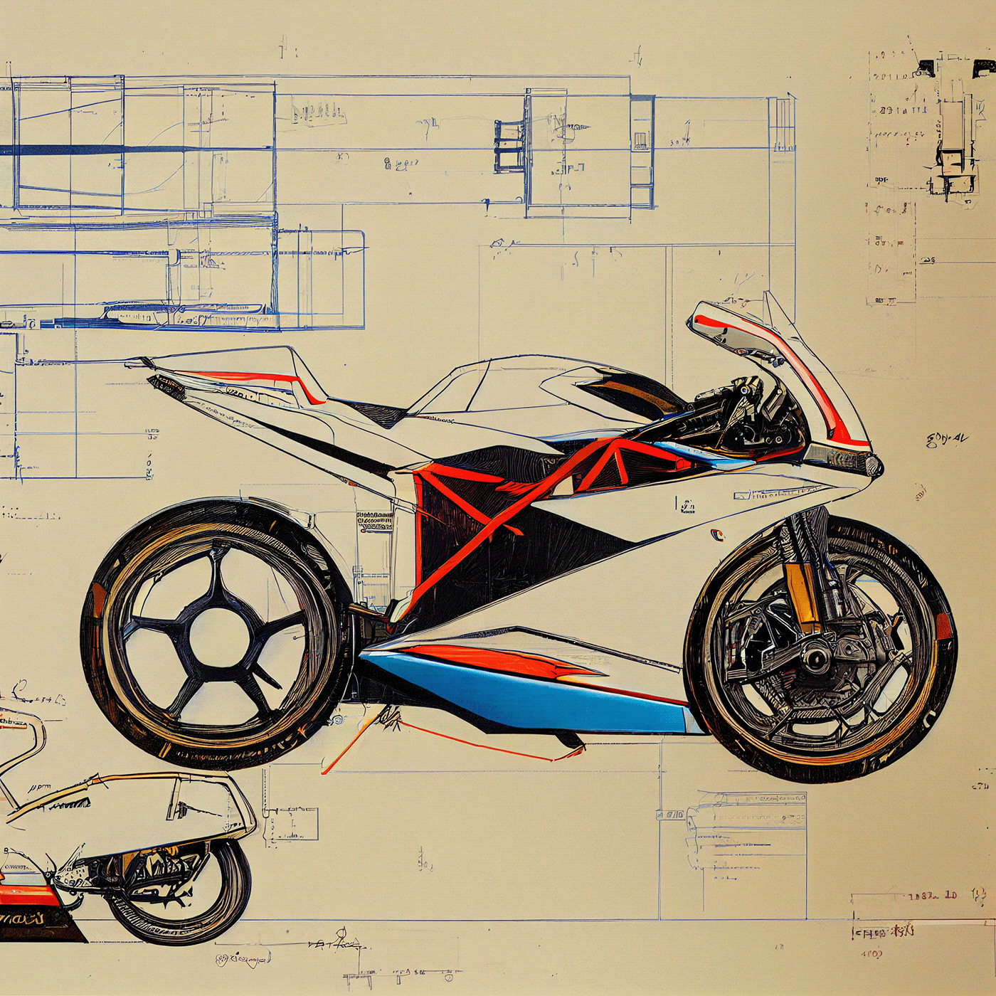 conceptual design，conceptual design，motorcycle，motorcycle，Motorcycle sketch，Motorcycle sketch，
