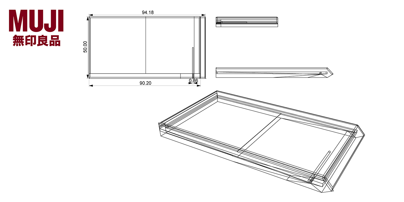 MUJI，Box，muji，Card Case，