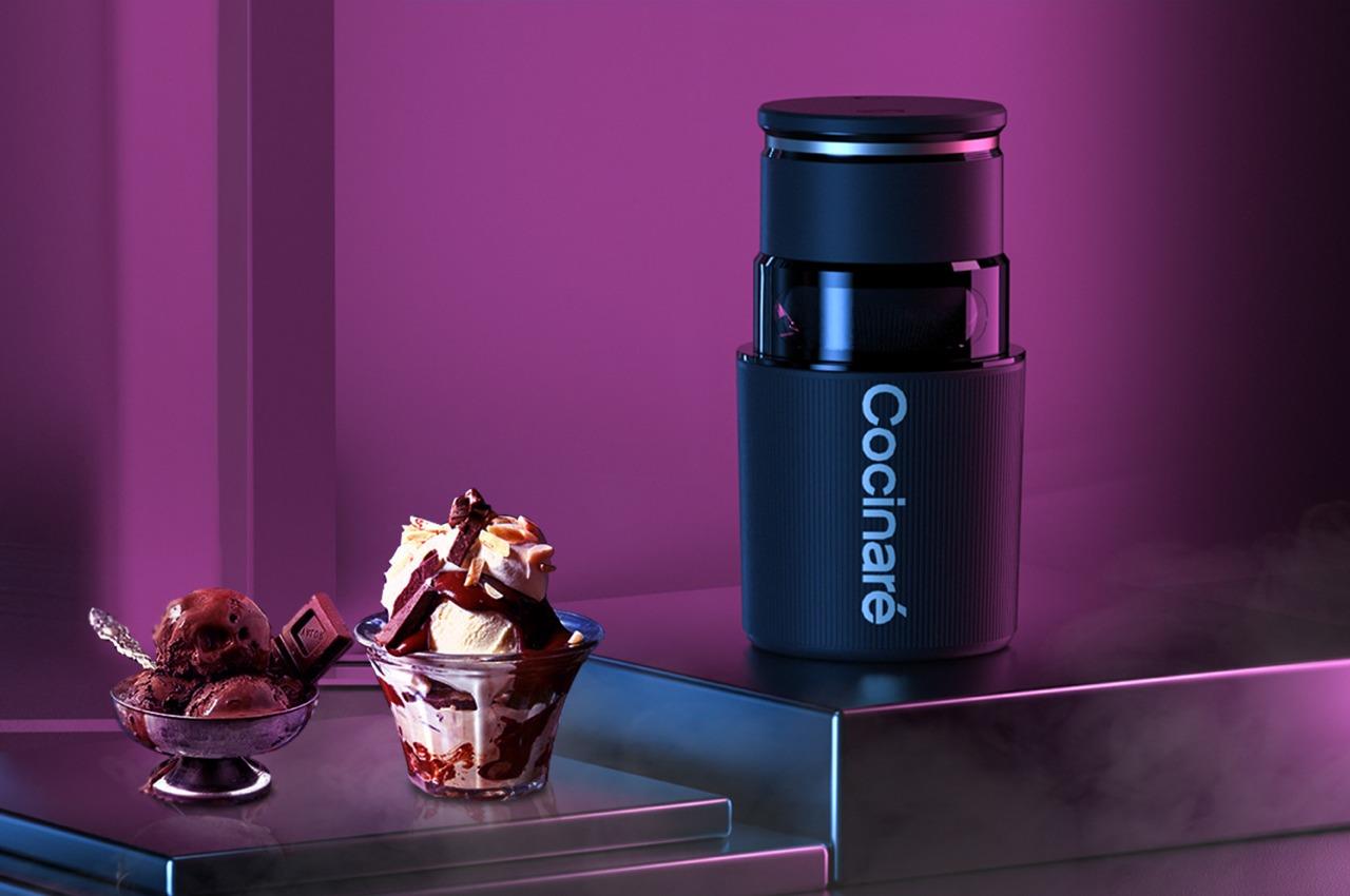 product design，Appearance design，exquisite，Ice cream machine，convenient，