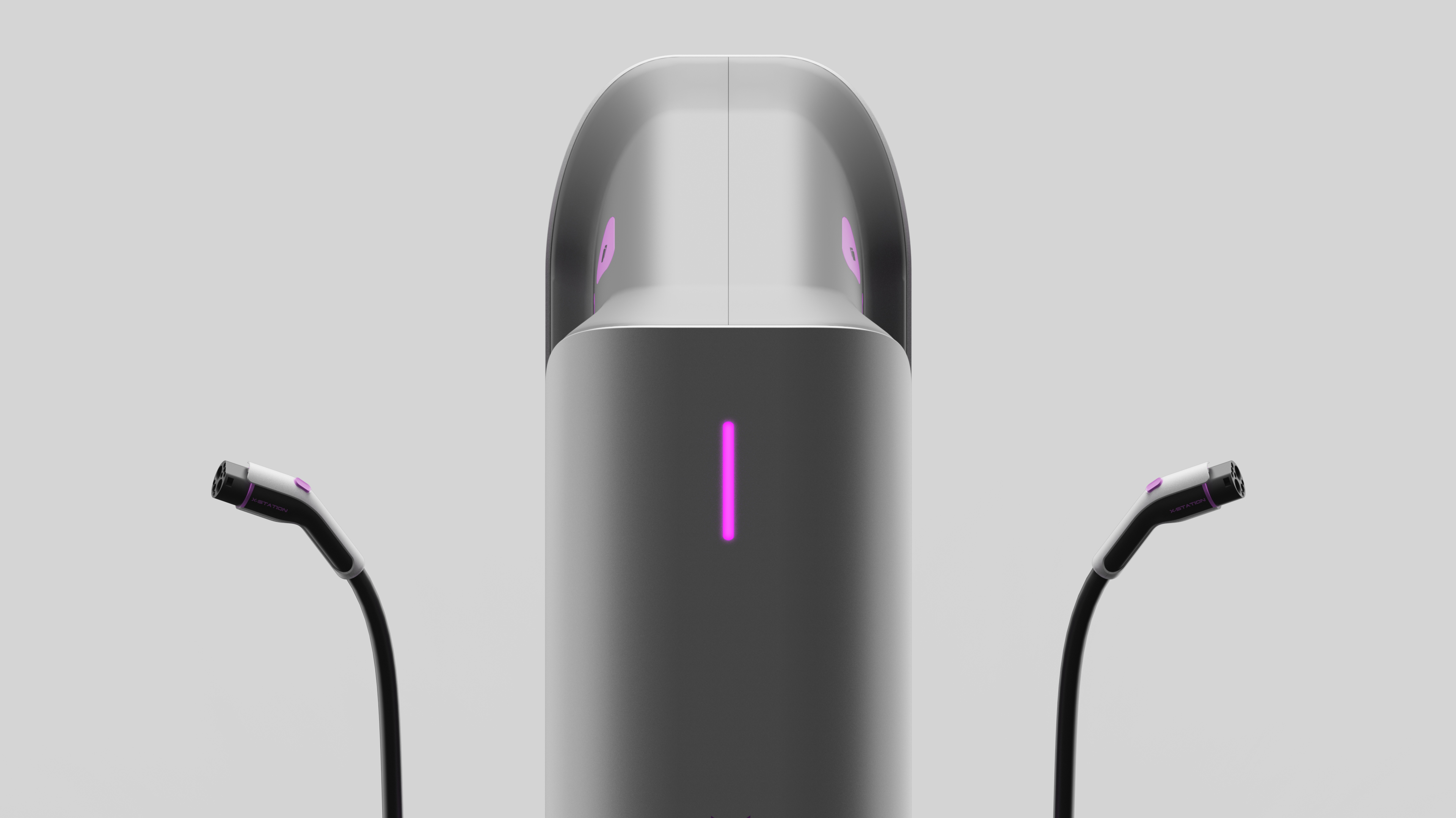 Super charging pile，Simple technology style，conceptual design，Independent project，