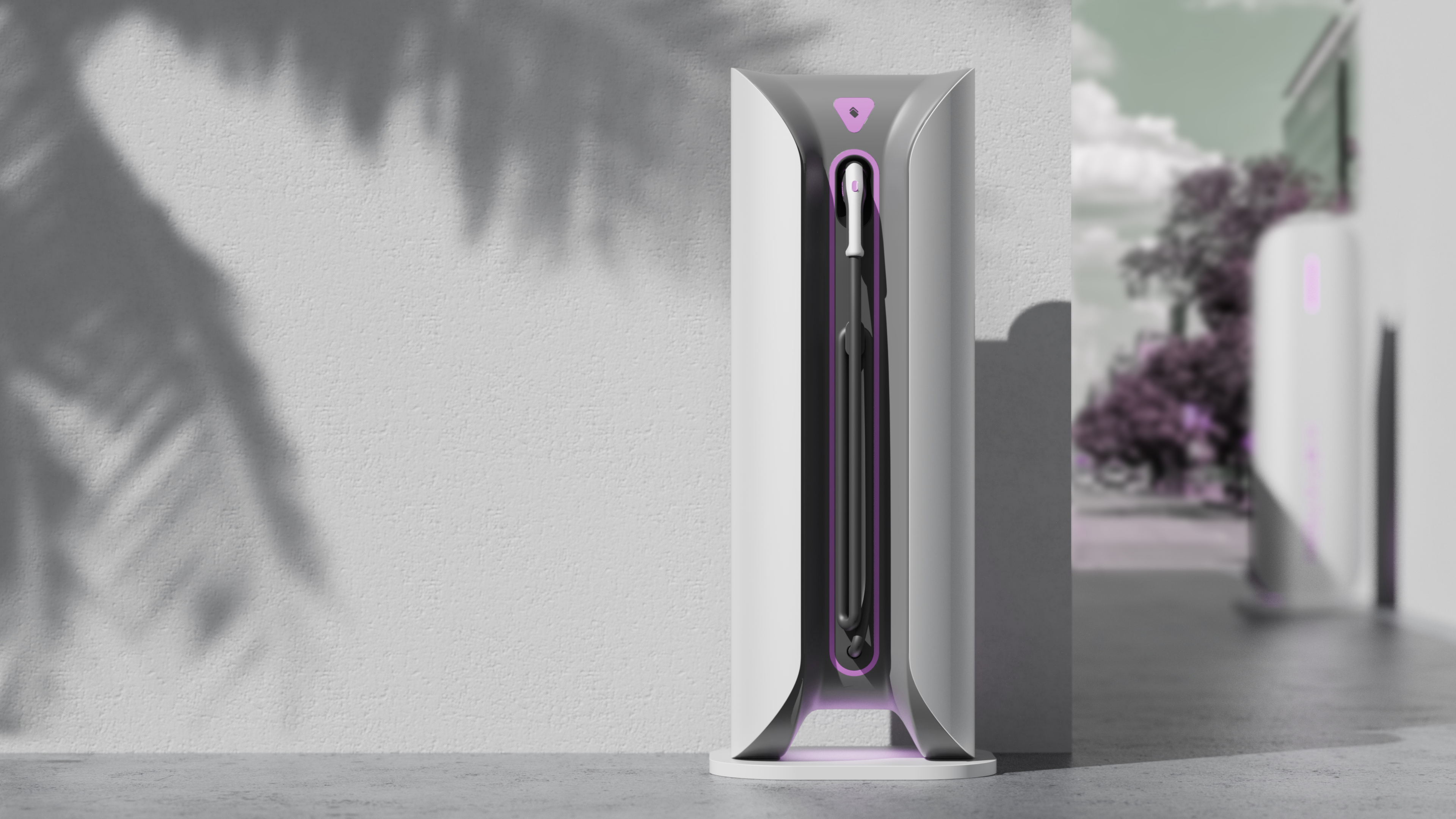 Super charging pile，Simple technology style，conceptual design，Independent project，