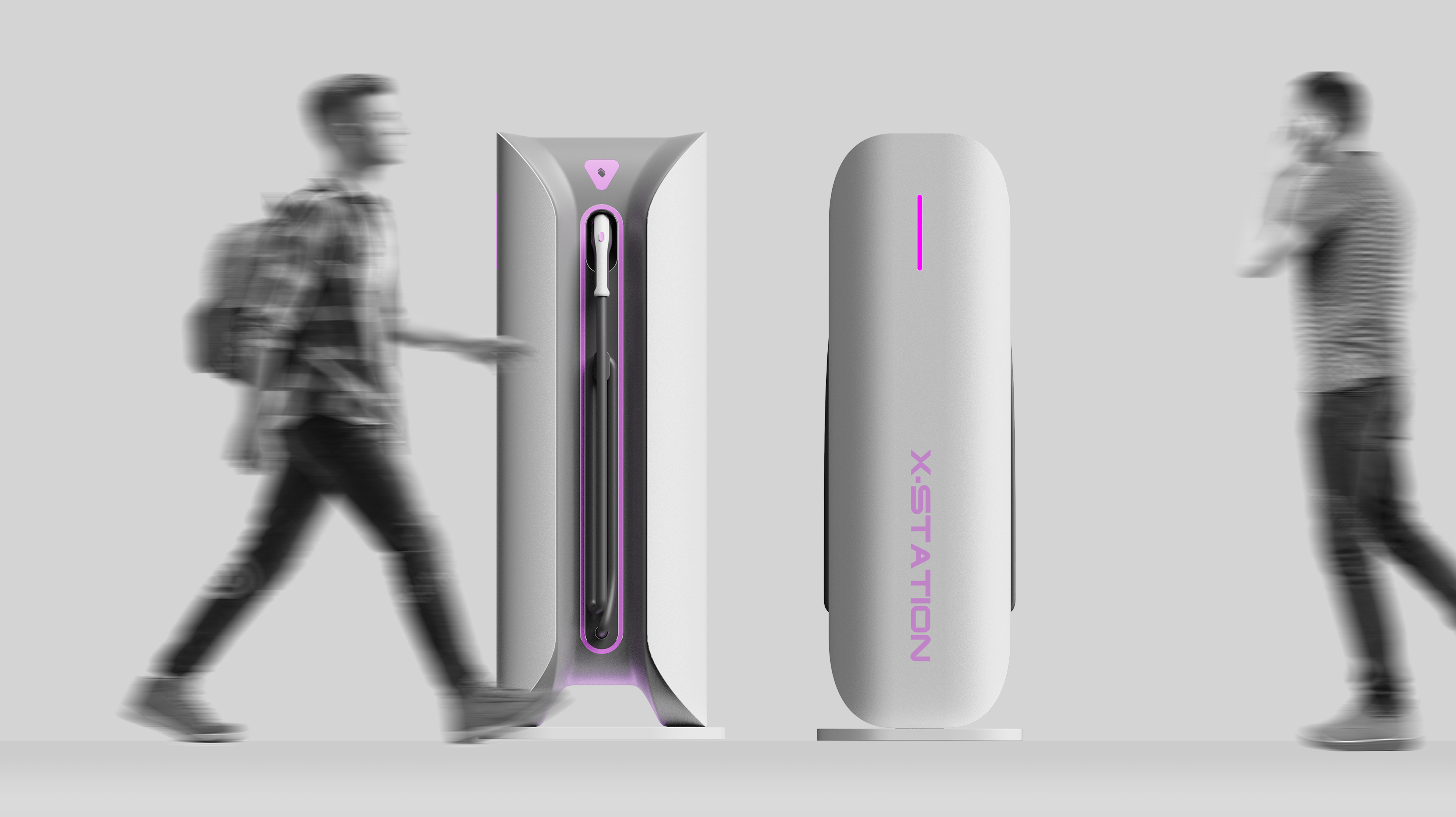 Super charging pile，Simple technology style，conceptual design，Independent project，