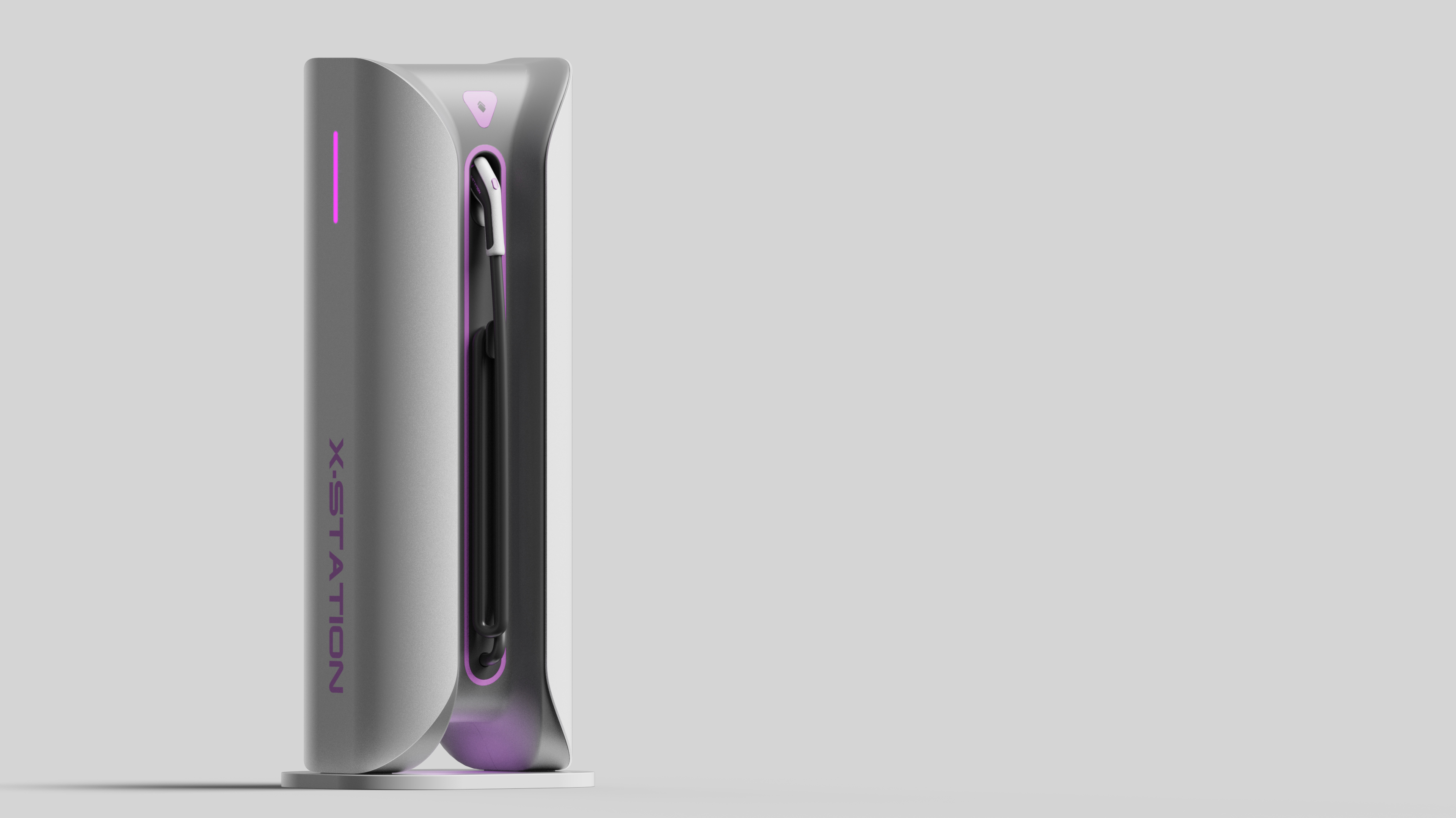 Super charging pile，Simple technology style，conceptual design，Independent project，