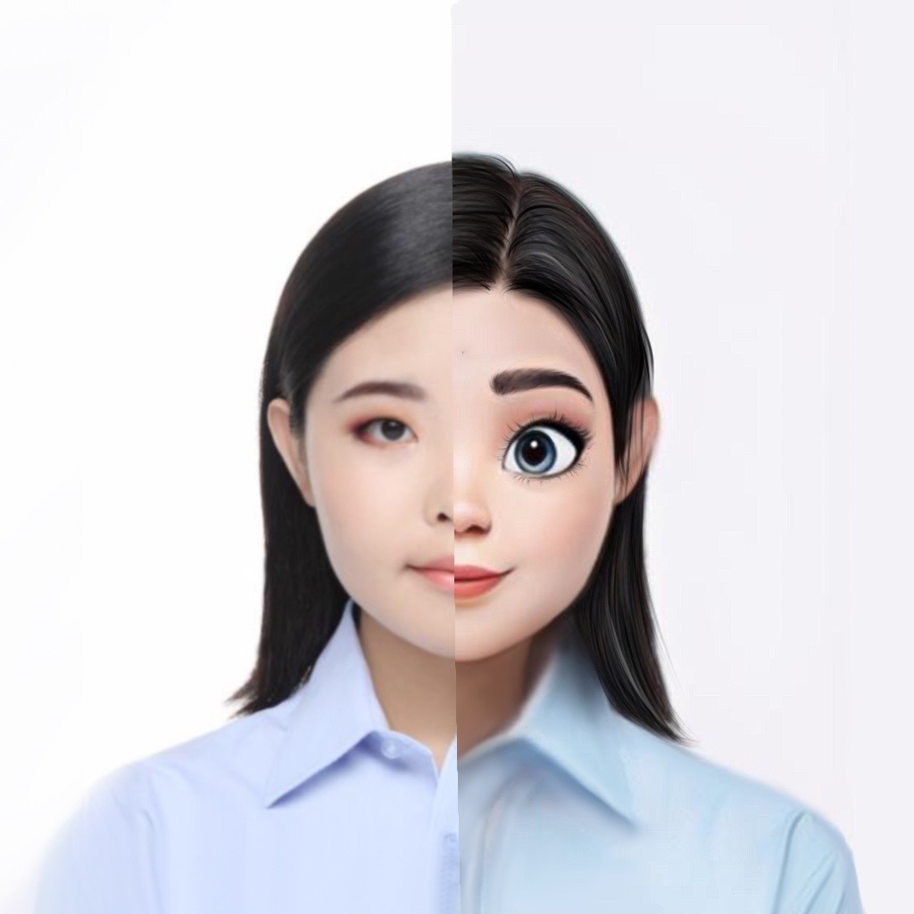 head portrait，Hand drawn，