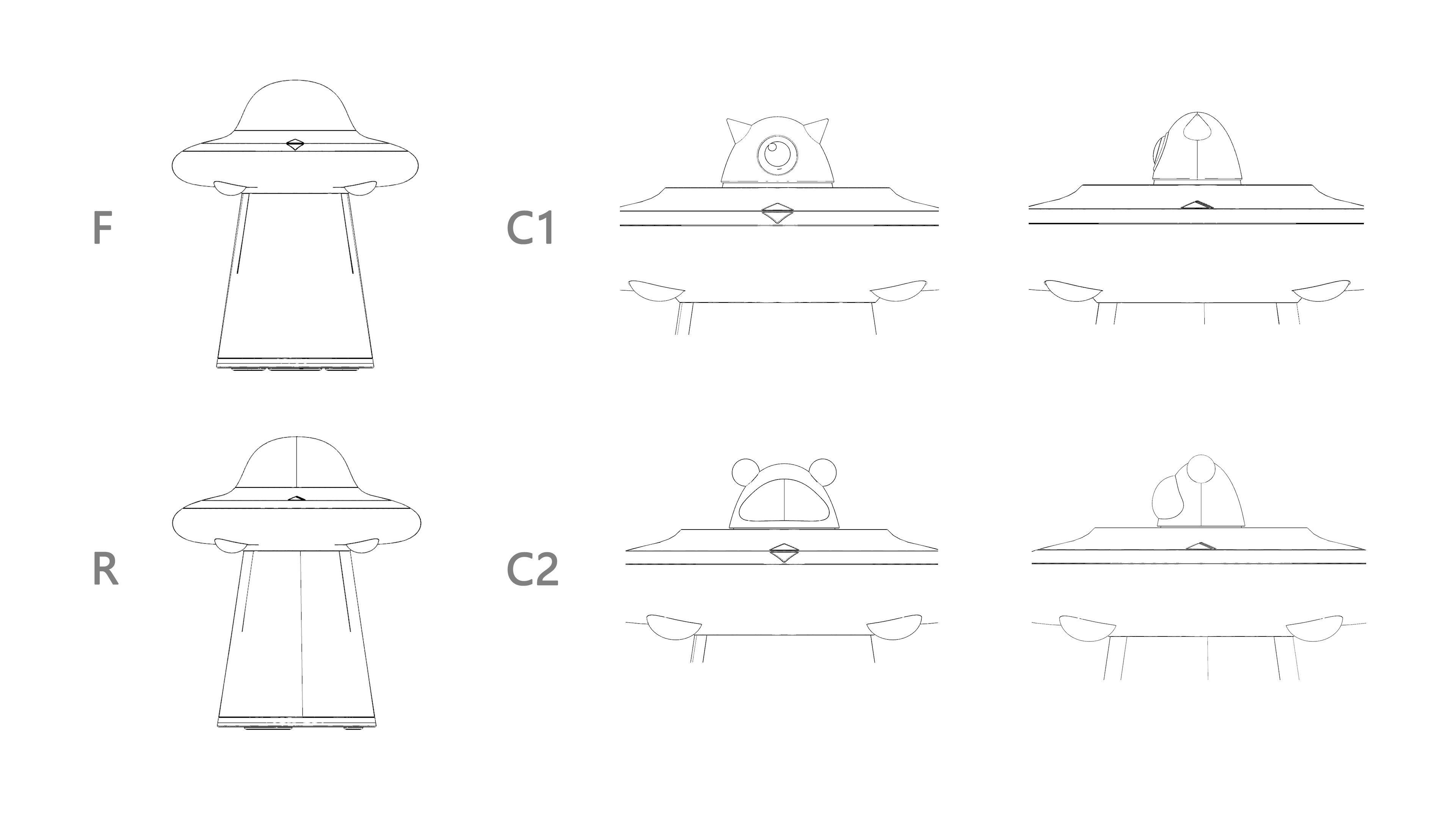 ufo，Flying saucer，Desk lamp，lamp，alien，smoke，