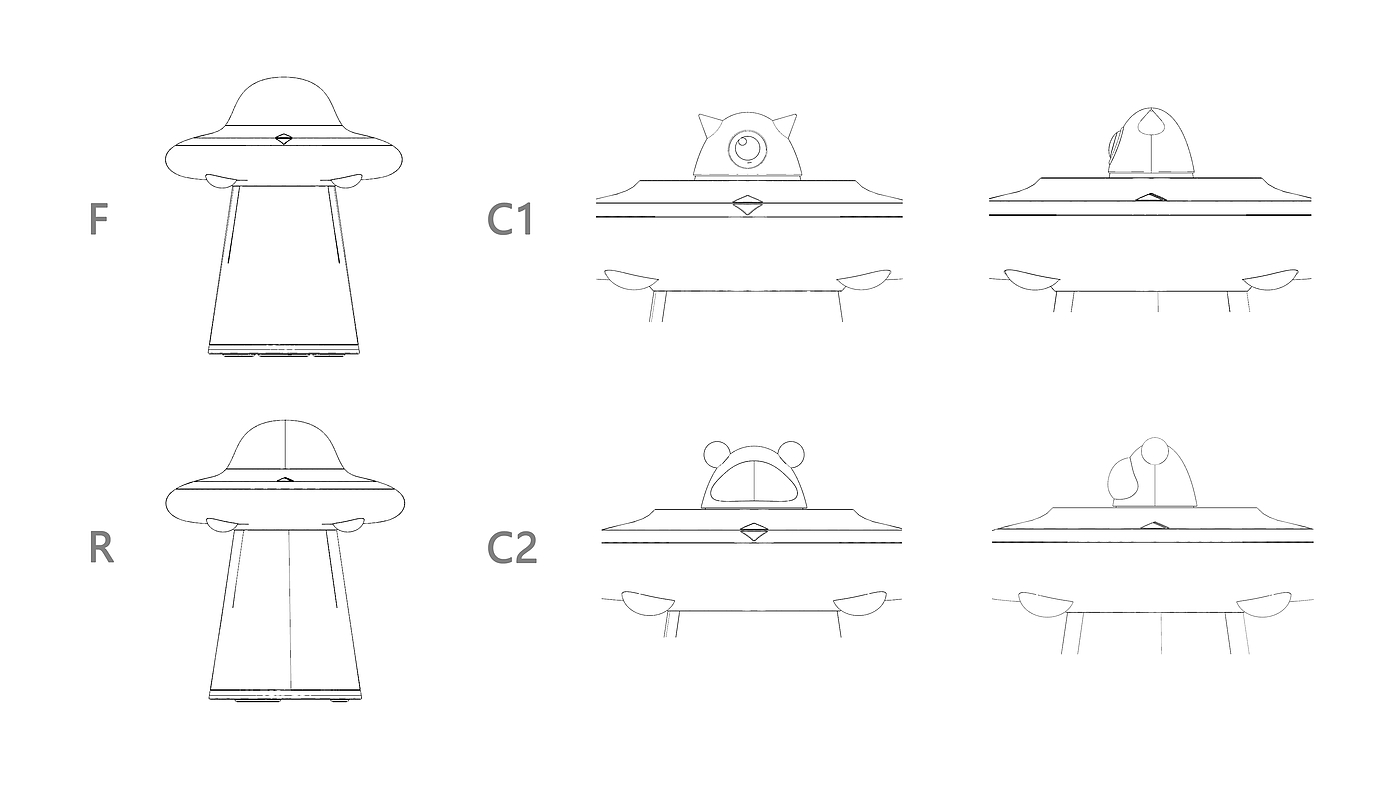 ufo，Flying saucer，Desk lamp，lamp，alien，smoke，