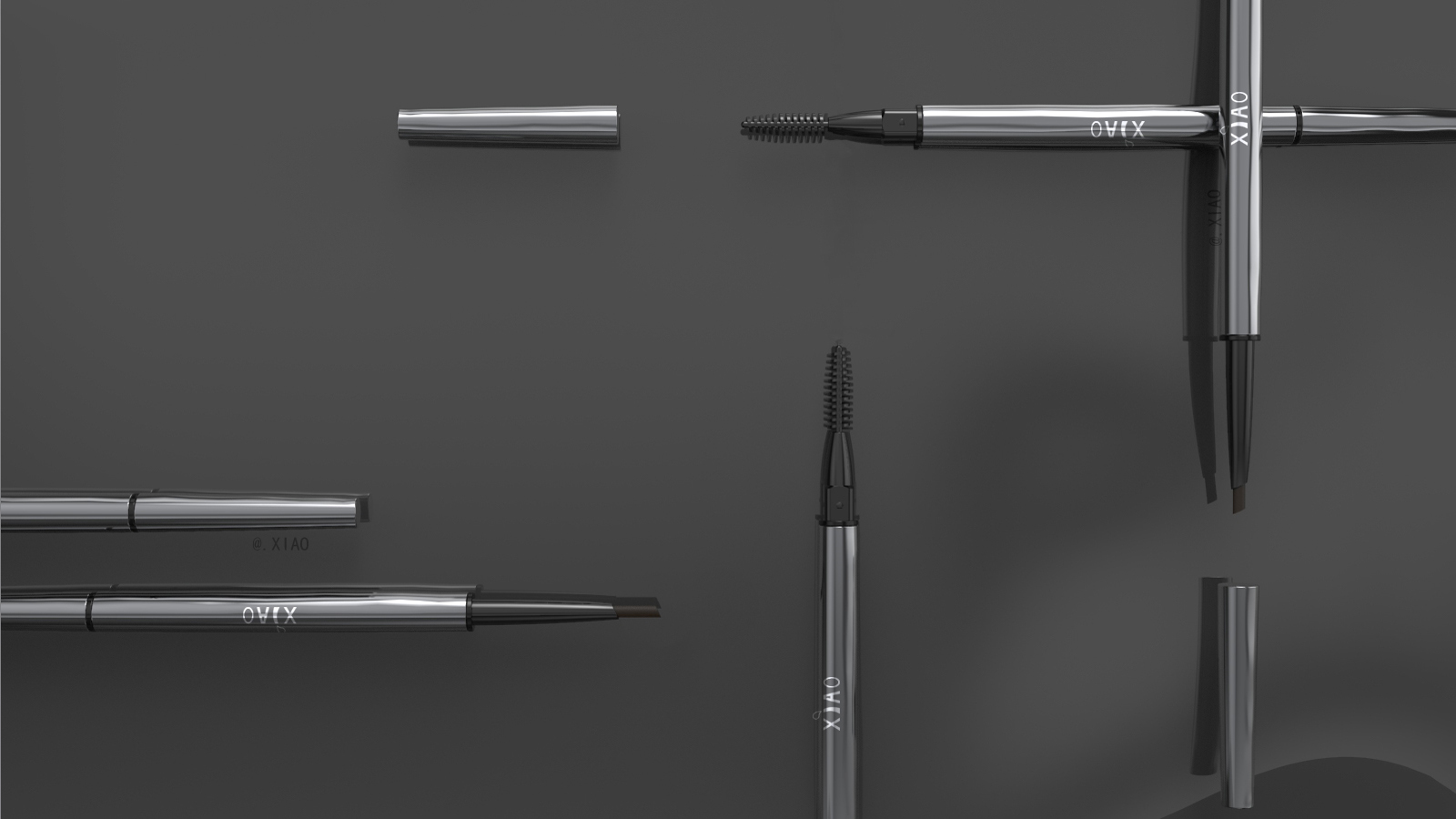 Beauty makeup, cosmetics, makeup，Lip glaze, lipstick, eyebrow pencil, foundation liquid, loose powder，Appearance design，