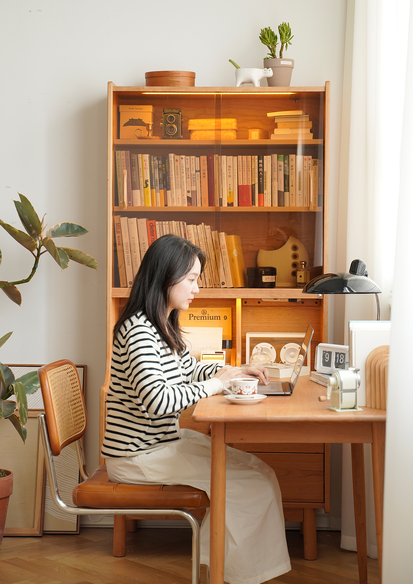 product design，furniture design ，industrial design，Bookcase，Bookcase design，Solid wood bookcase，Desk bookcase，Storage cabinet，