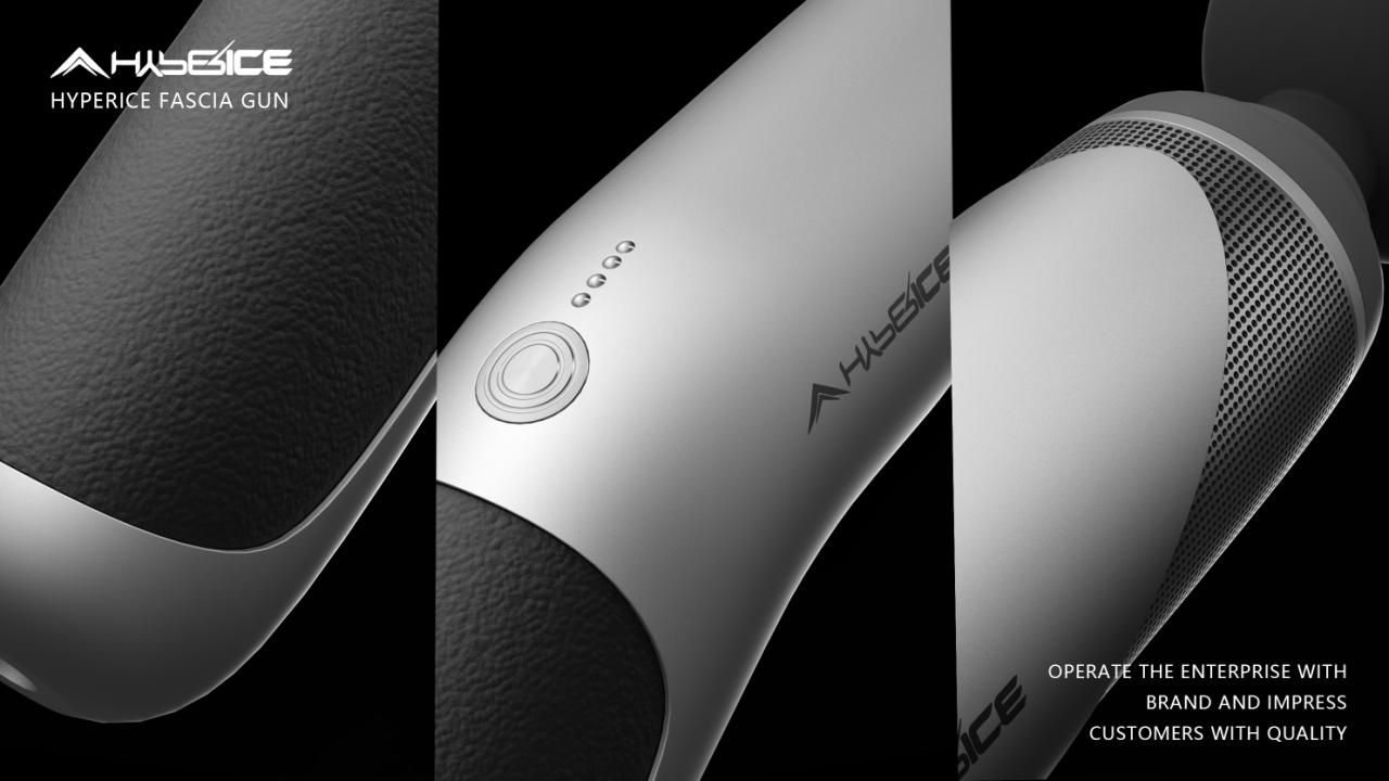 industrial design，product design，Portfolio production，Fascia gun，