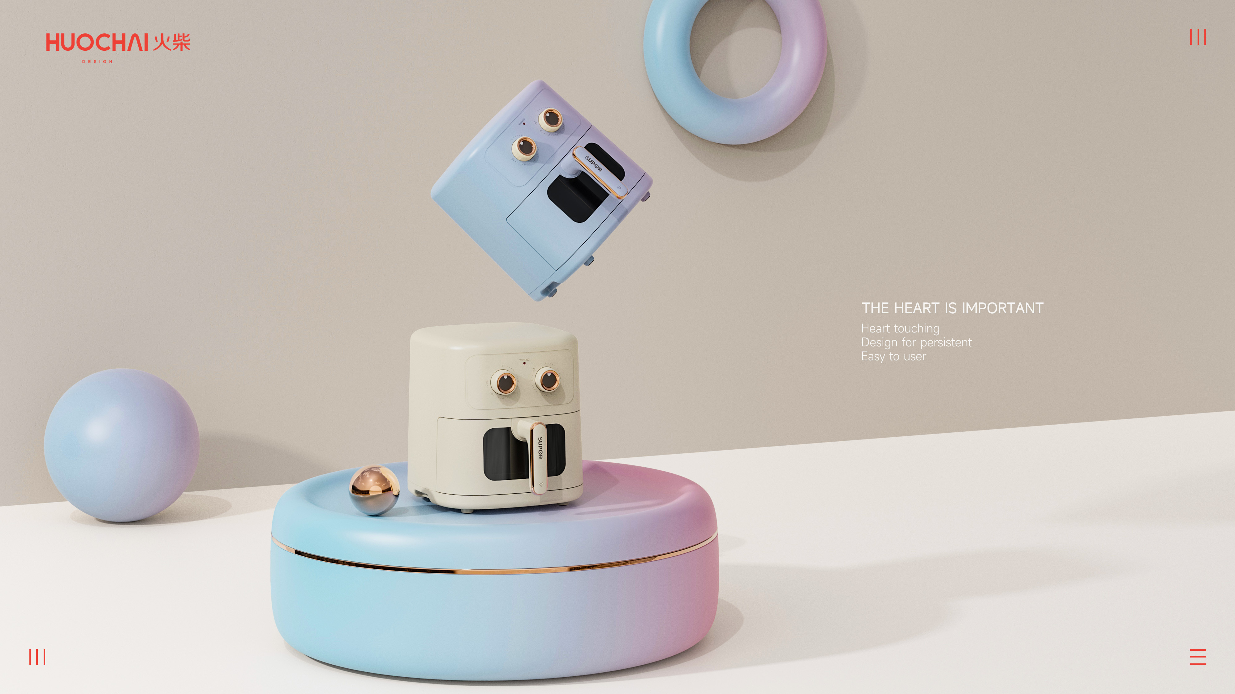 Household 5L Large Capacity Visual Window Dual Knob Control Time Control Temperature，