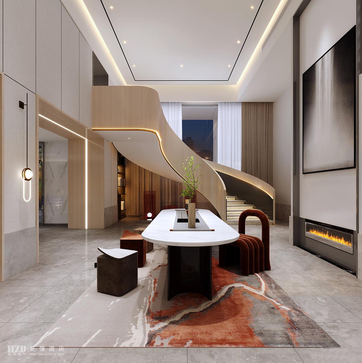 Boutique Hotel Design，Chengdu hotel design，Redtory design，