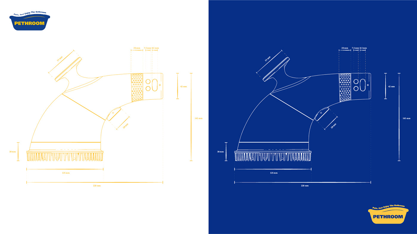 Pets，Take a bath，Wash hair，Design，