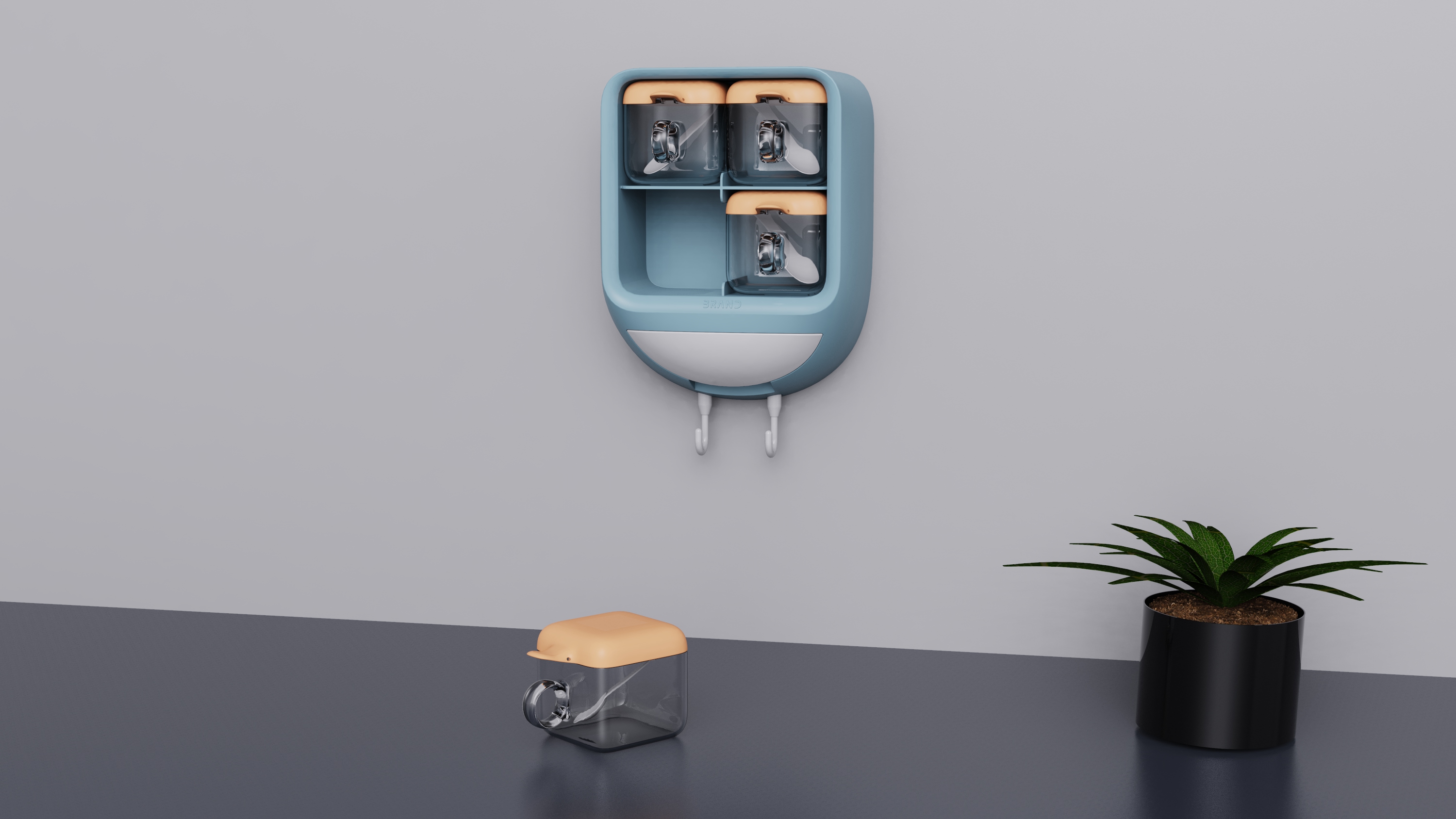 kitchenware，Home Furnishing，industrial design，Seasoning box，