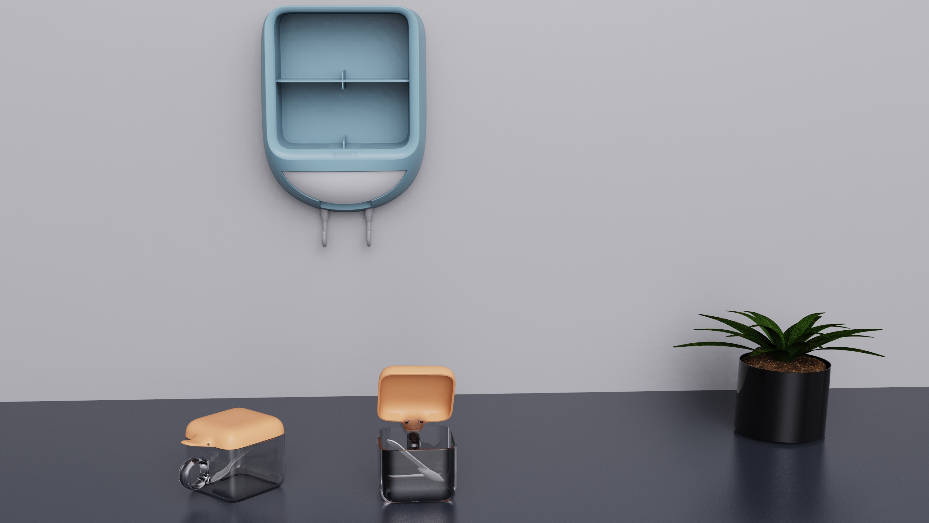 kitchenware，Home Furnishing，industrial design，Seasoning box，