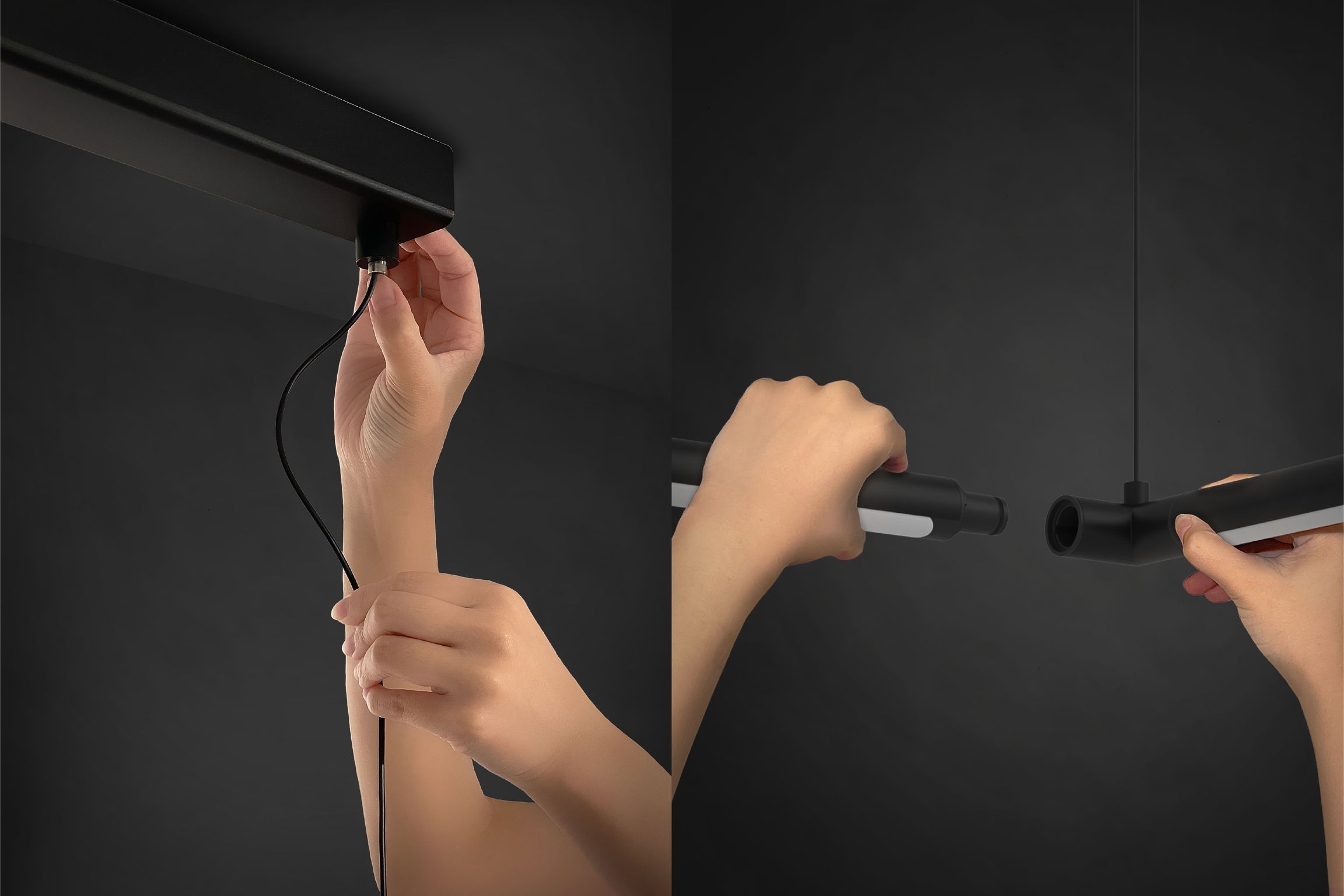 product design，lighting，Chandelier system，