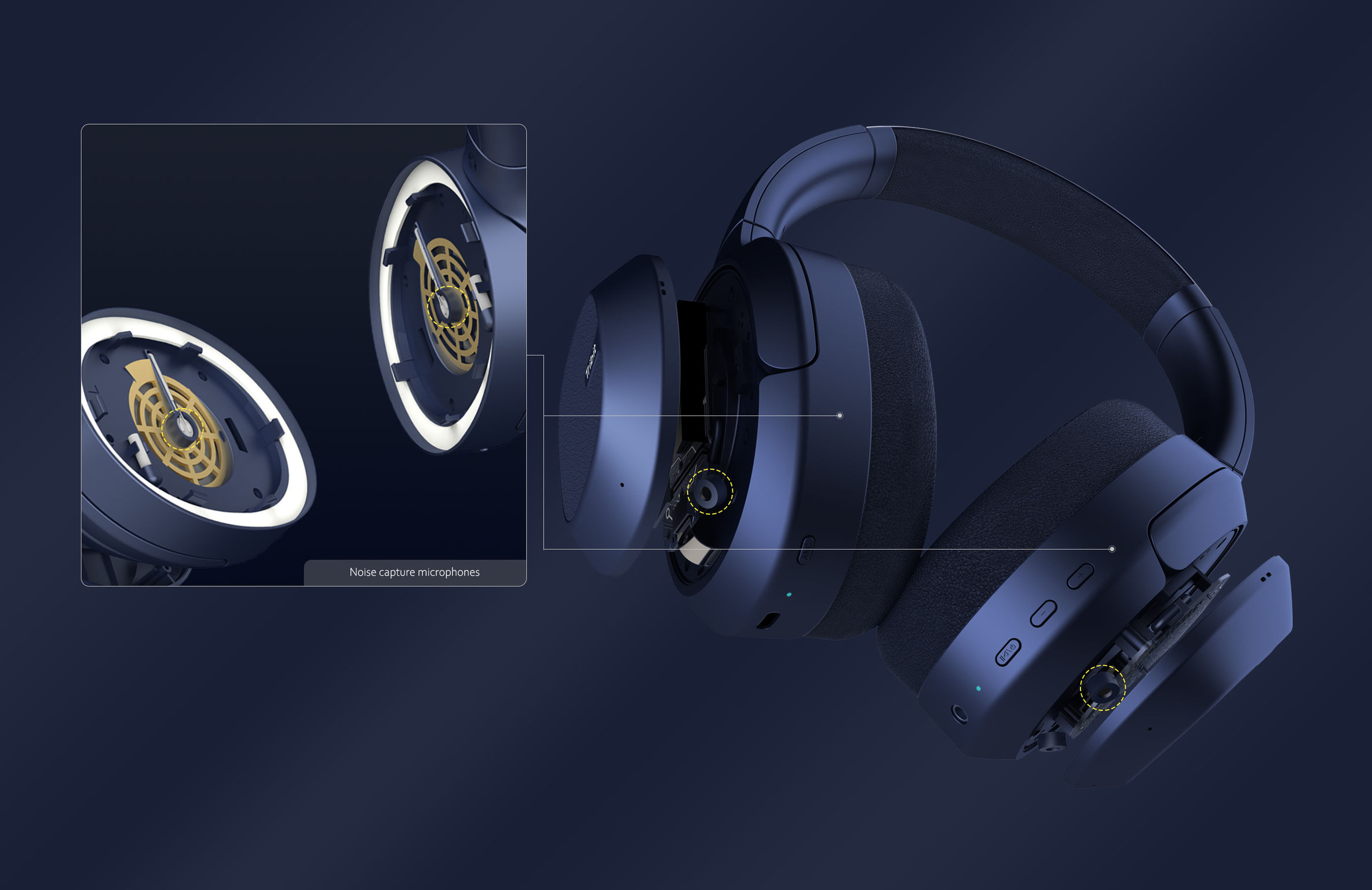 product design，hi-fi equipment，Wireless headset，