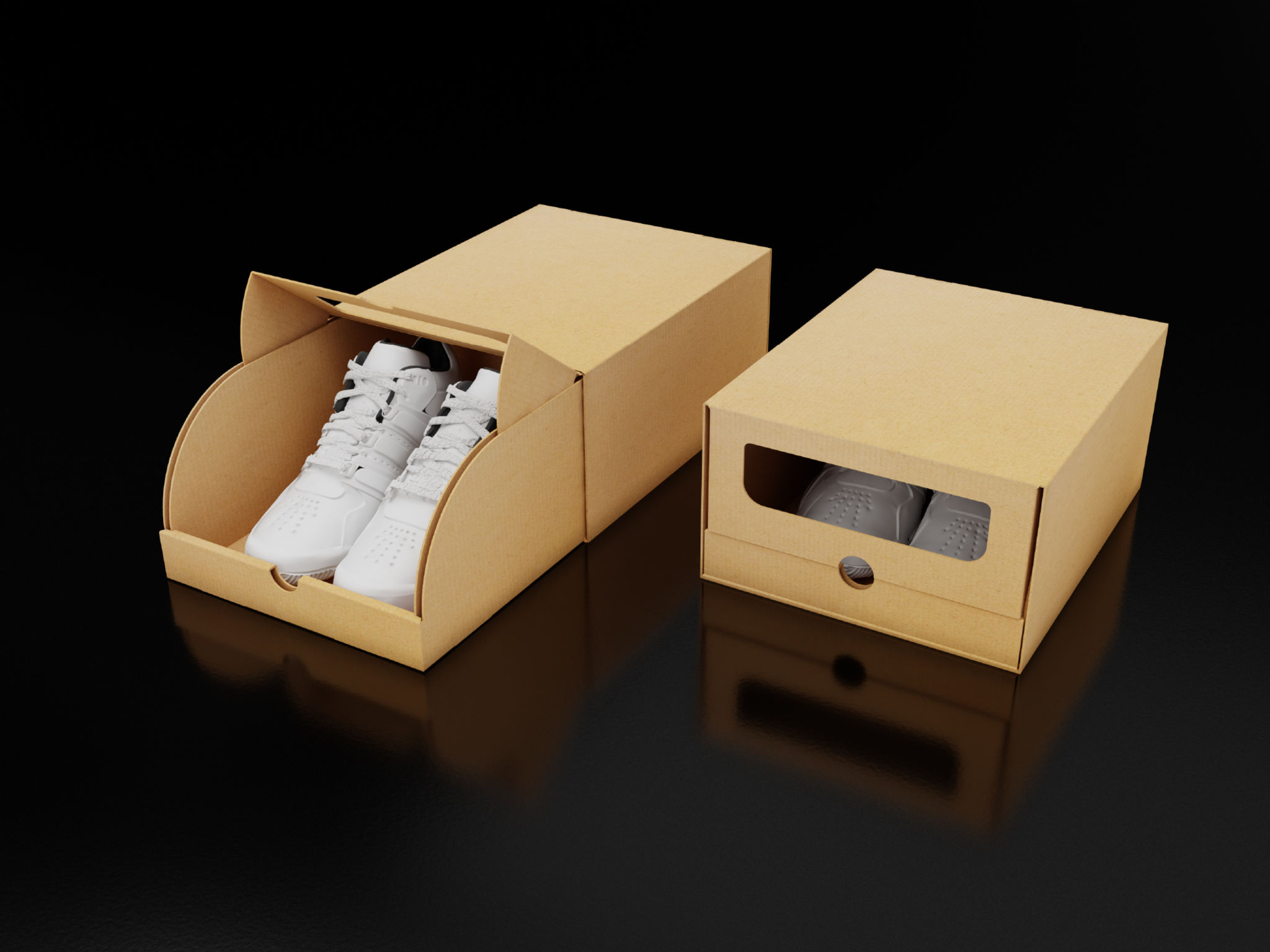 packing design，Home，Dual-purpose shoe box，