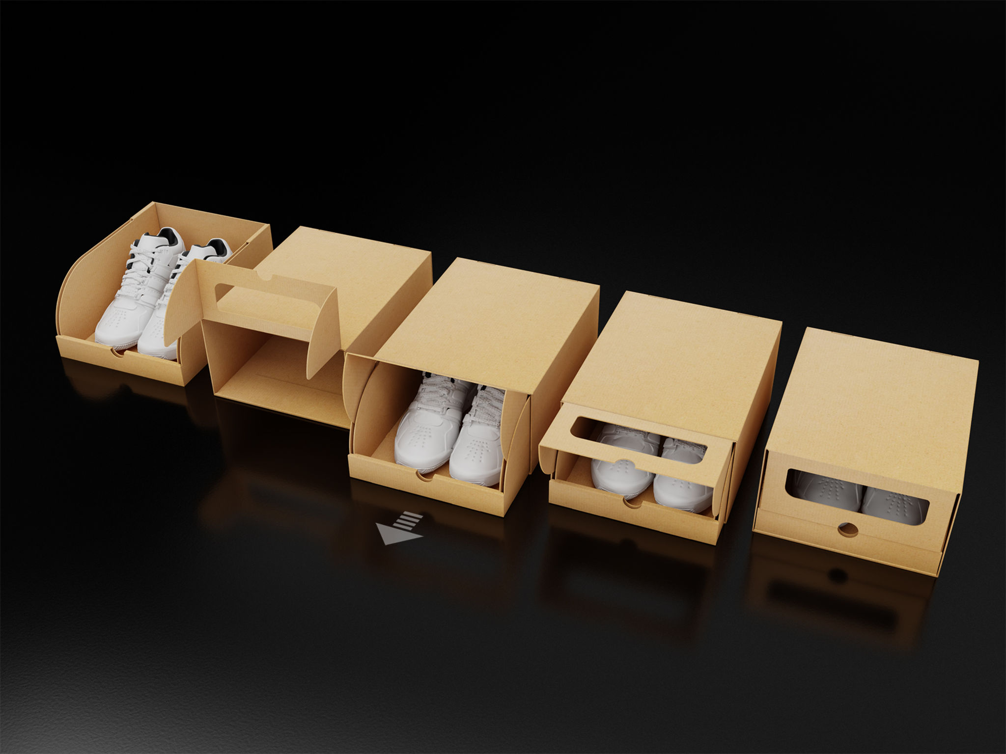 packing design，Home，Dual-purpose shoe box，