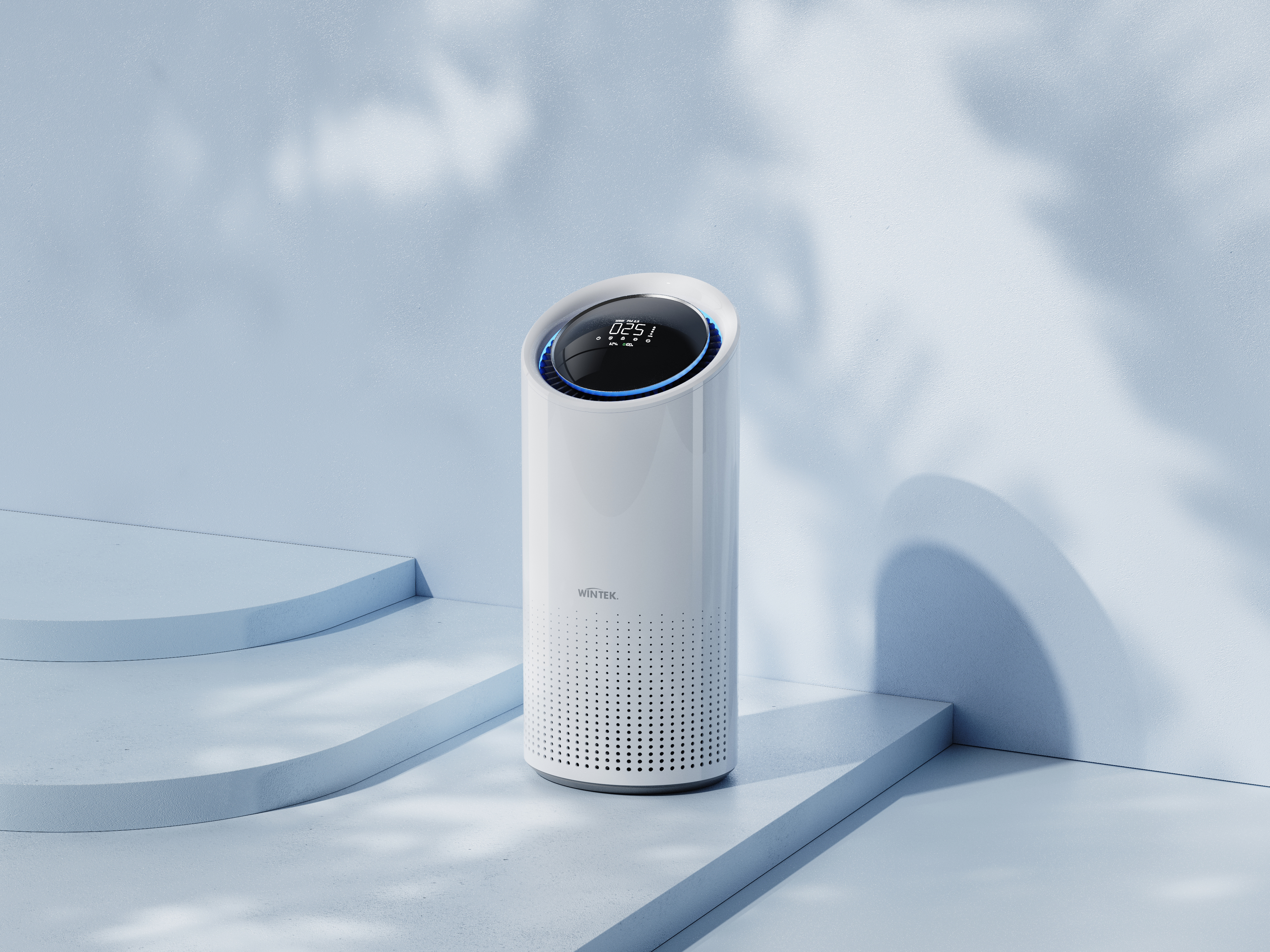 product design，WINTEK，air cleaner，Air health，CMF design，Red design，