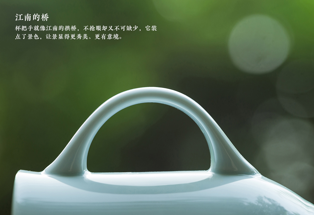 ceramics，tea set，Tea cup design，Diligent design，New Chinese style，National style，Jiangnan，gardens，