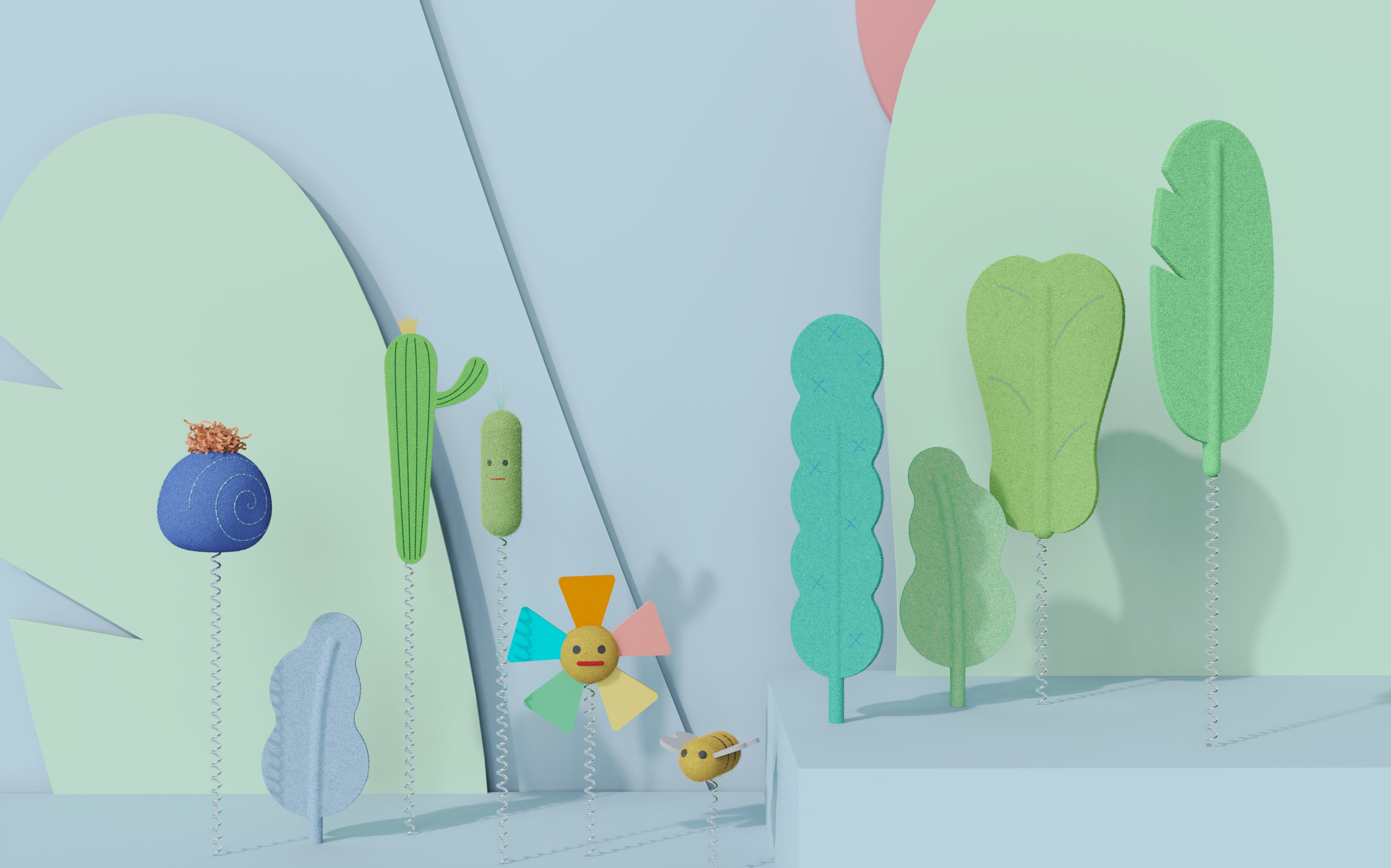 Cat grab board, geometric figure, simple, pictogram，